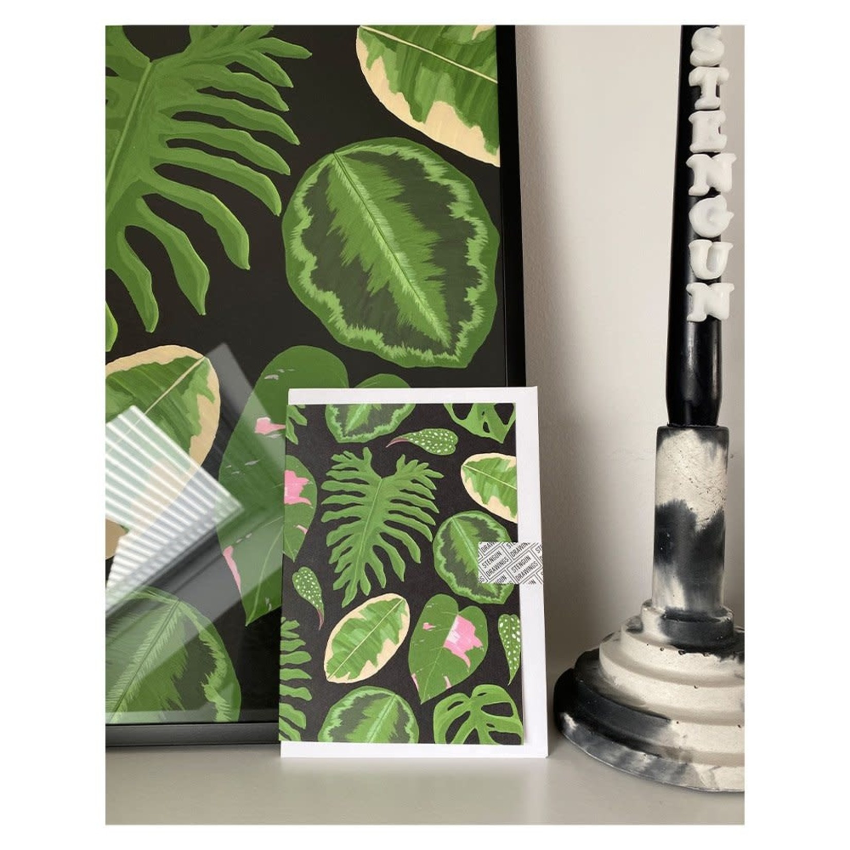 Stengun Drawings Carte de souhaits Stengun – Houseplant Shirt
