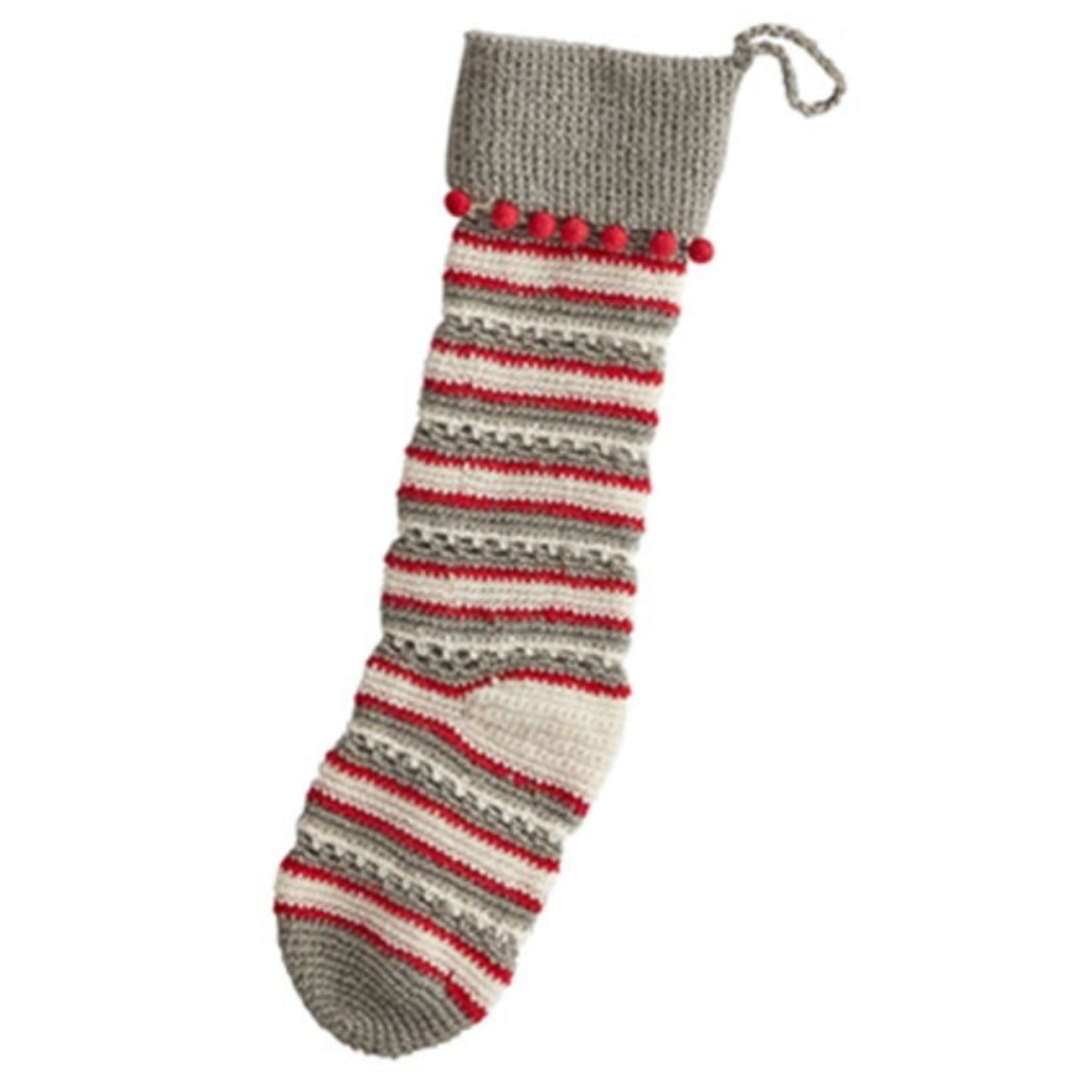 Stitch Decorative Christmas Stocking – 6 × 1 × 21''
