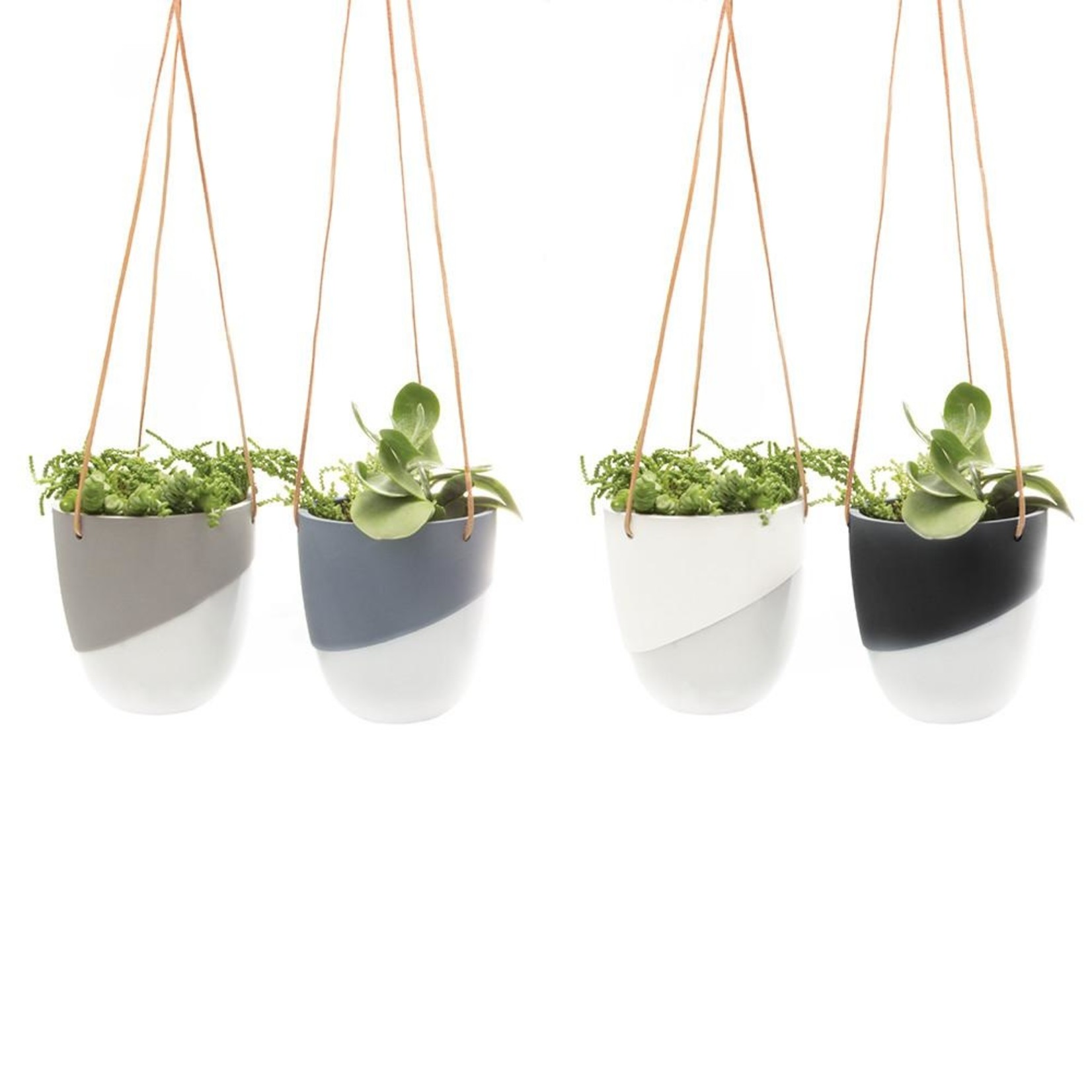 CHIVE Bobbin Ceramic Hanging Planter 5"
