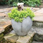 Pot Newport gris 16.5''x16''