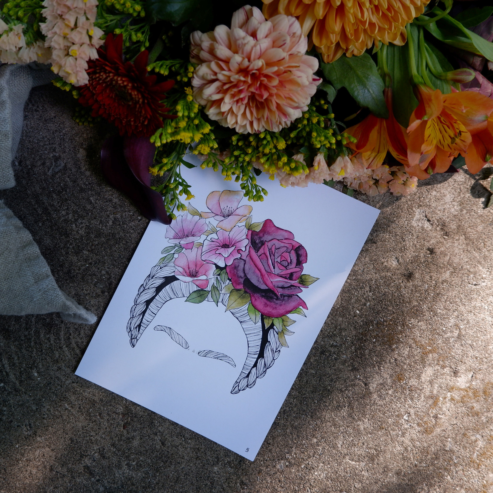 Frida Kahlo Greeting Card – Nini et Compagnie