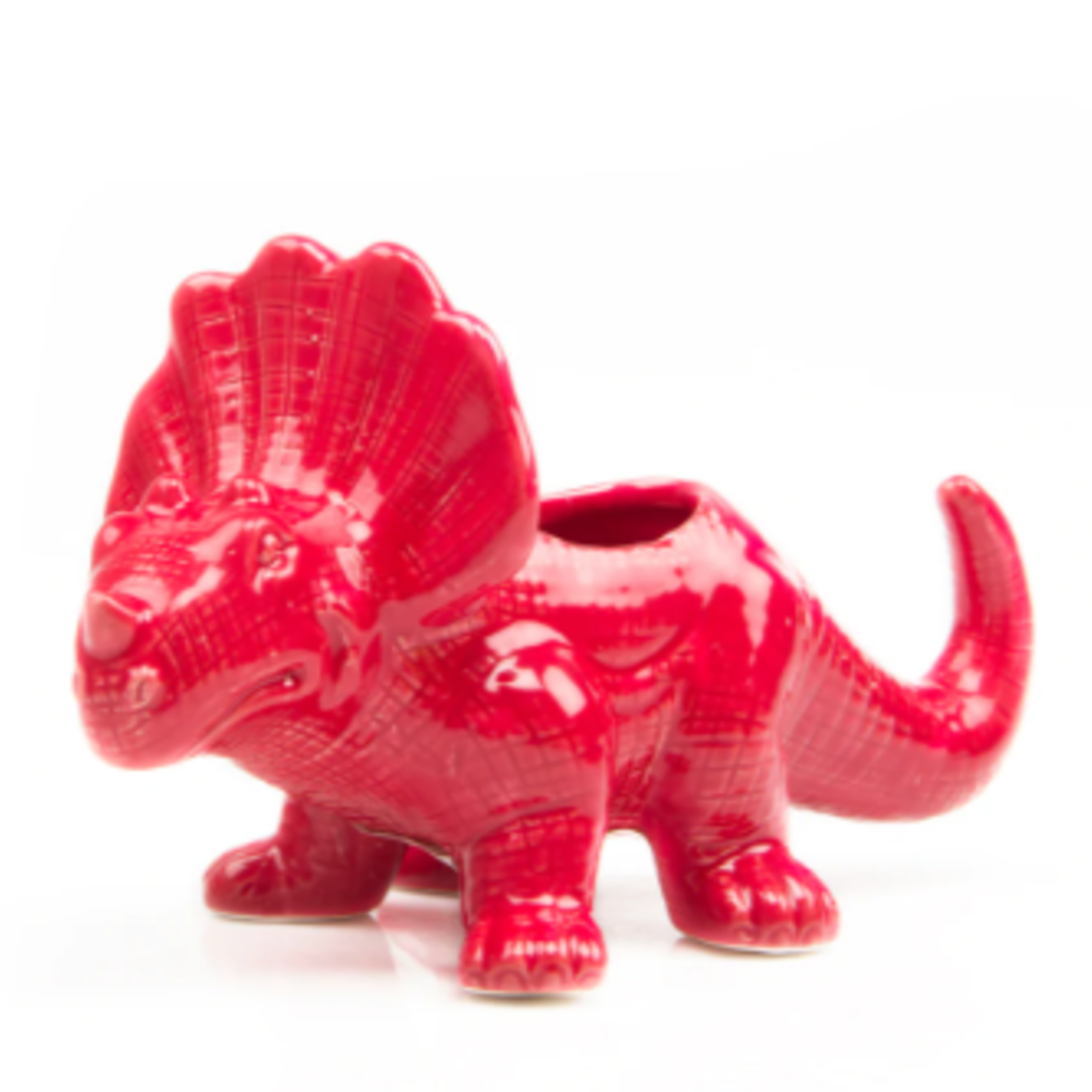 CHIVE Cache-Pot Dinosaure rouge