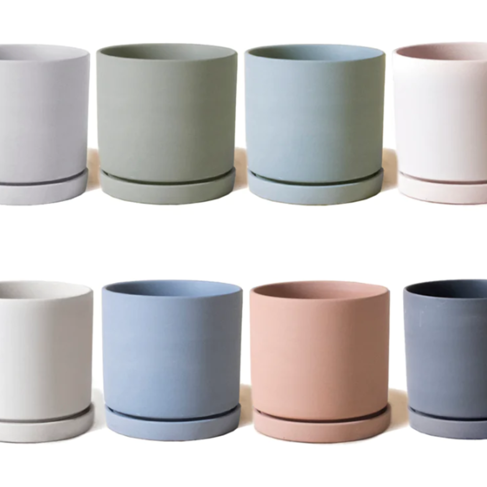 CHIVE Pot avec assiette Dojo en 3.5, 6, 7 et 8''