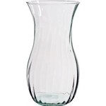 Nervures Recycled Glass Vase 4.75 x 9.75 in
