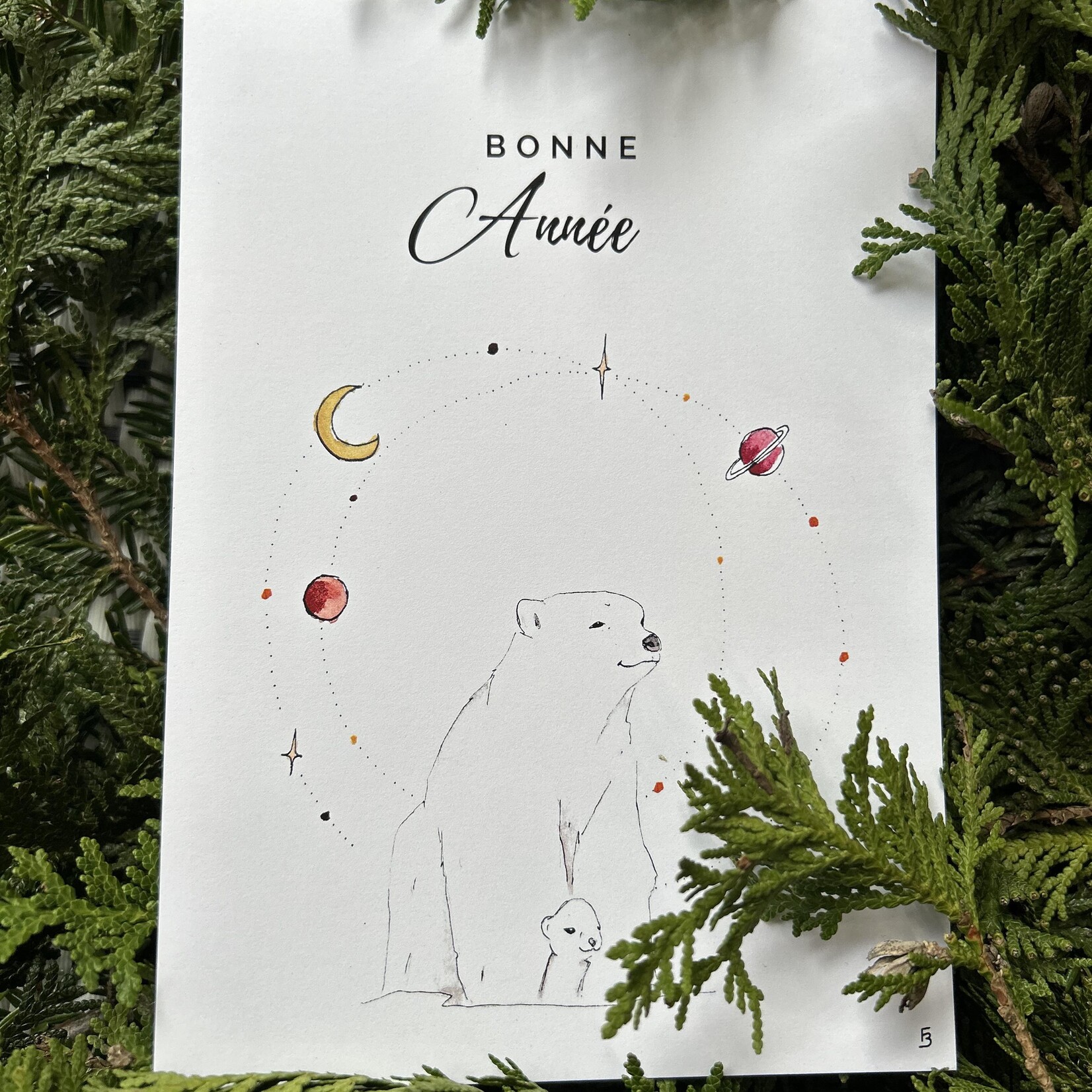 Carte - Bonne année