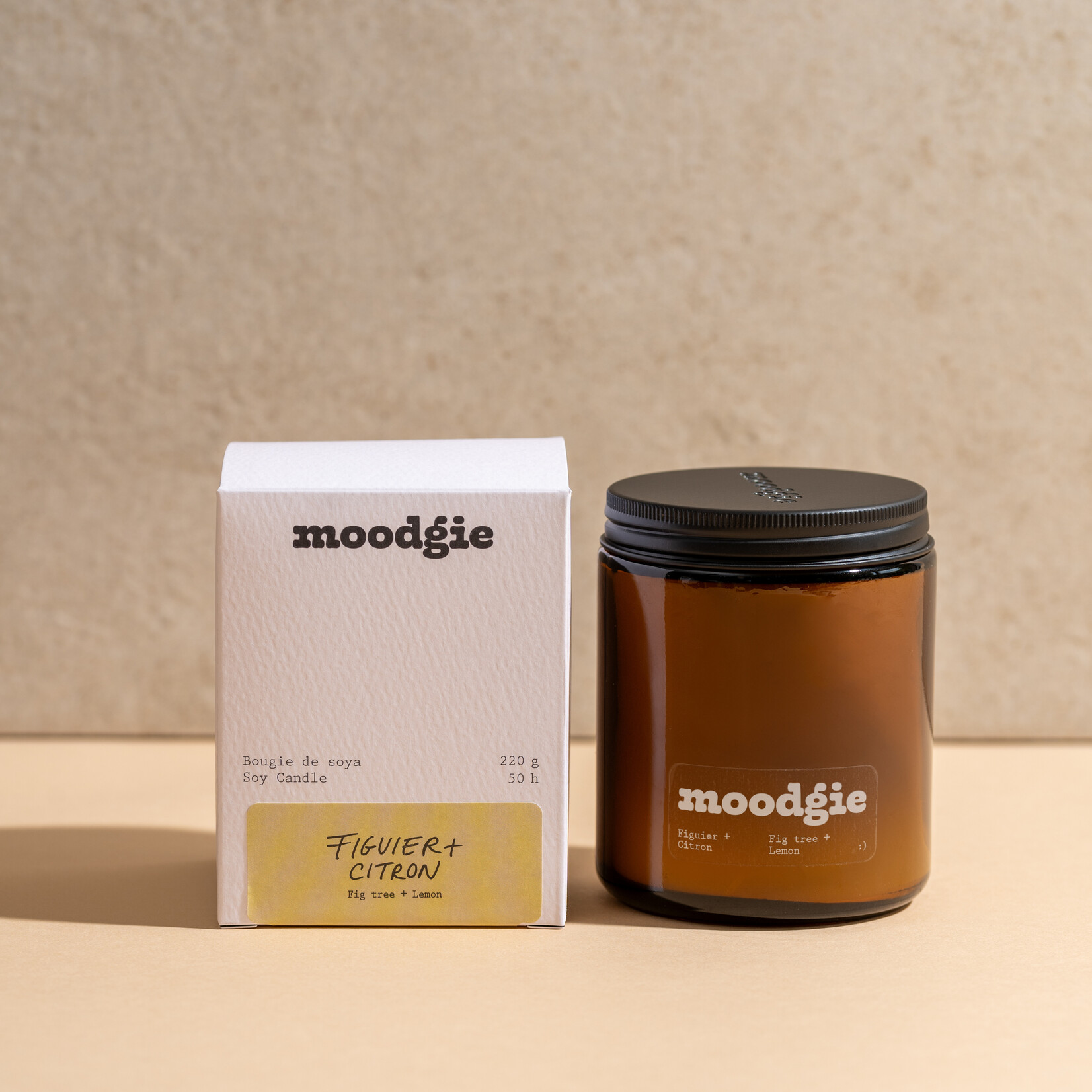 Moodgie Bougie parfumée Moodgie 220 g – Fabriquée à Montréal