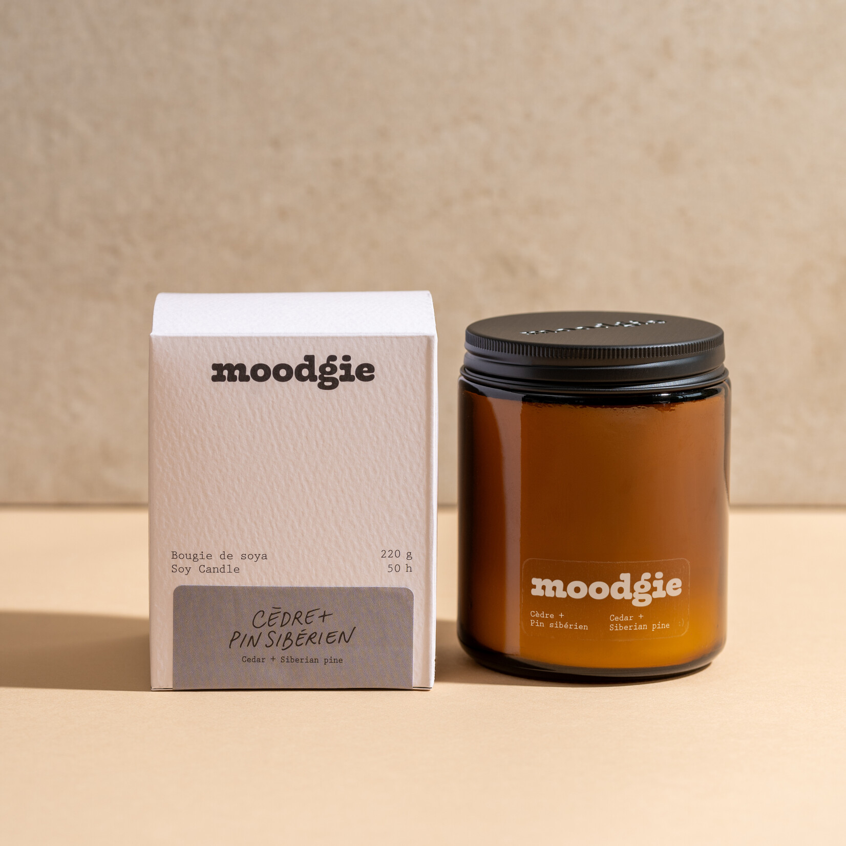 Moodgie Bougie parfumée Moodgie 220 g – Fabriquée à Montréal