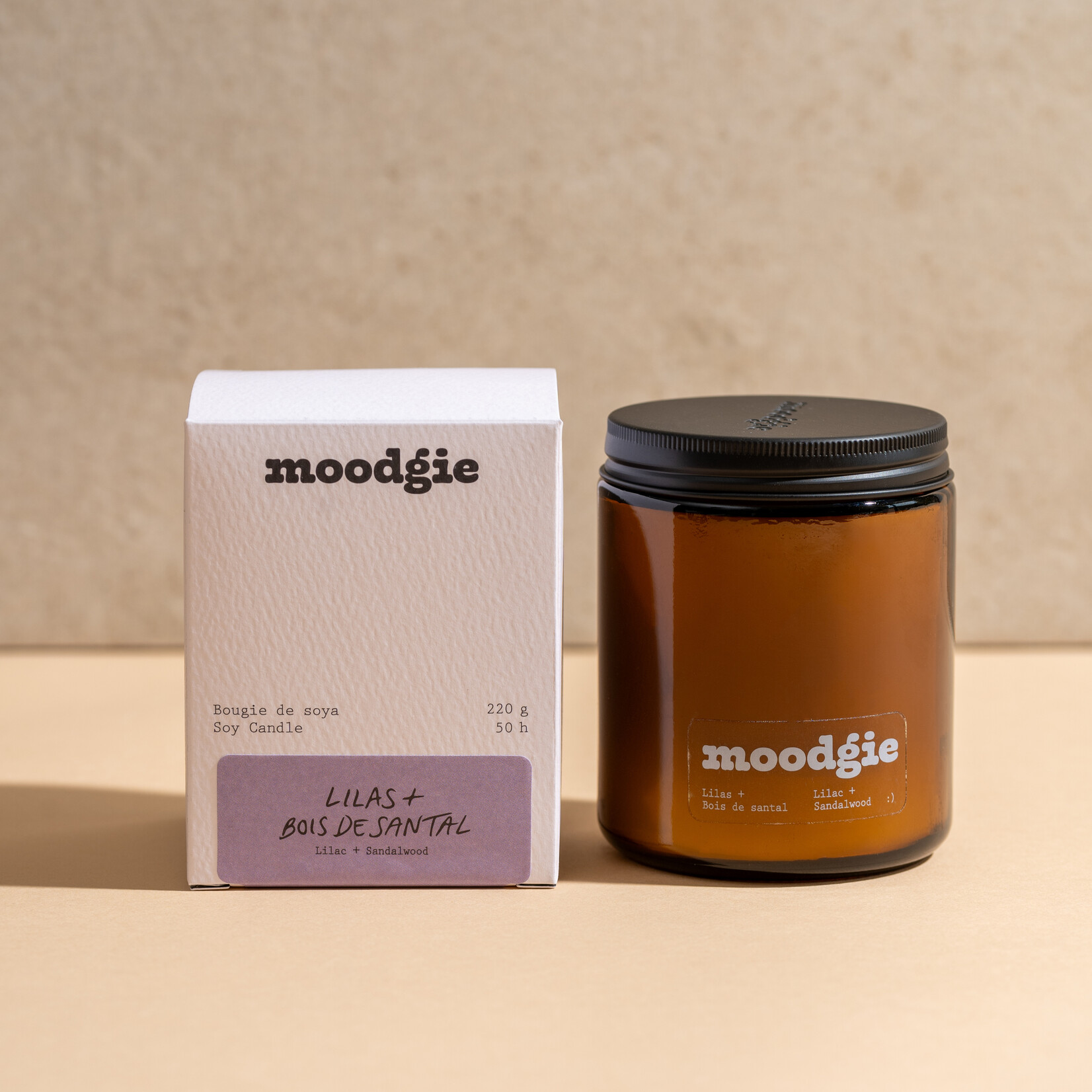 Moodgie Bougie parfumée Moodgie 220 g – Fabriquée à Montréal