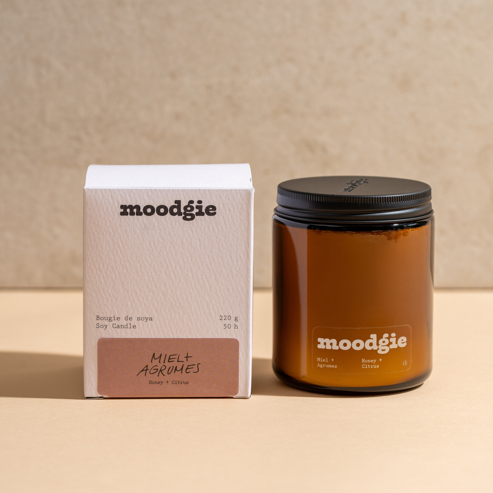 Moodgie Bougie parfumée Moodgie 220 g – Fabriquée à Montréal