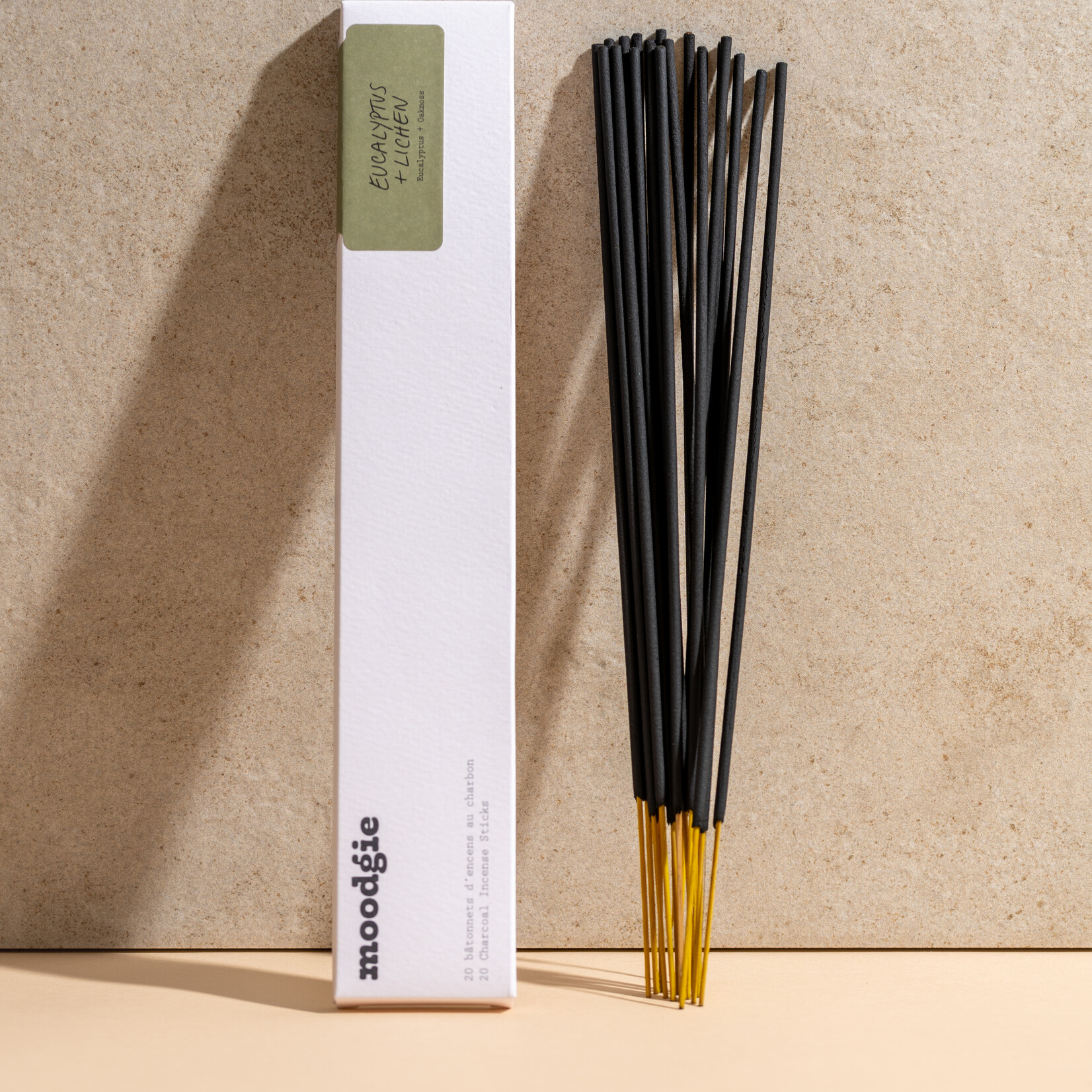Moodgie Encens au charbon parfumé Moodgie – 20 bâtonnets