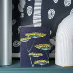 Stengun Drawings Stengun Greeting Card – Fennel on Navy