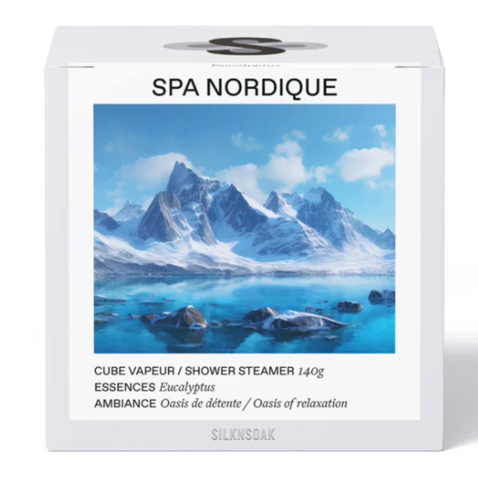 Silknsoak Cube vapeur pour la douche SilknSoak – 140 g