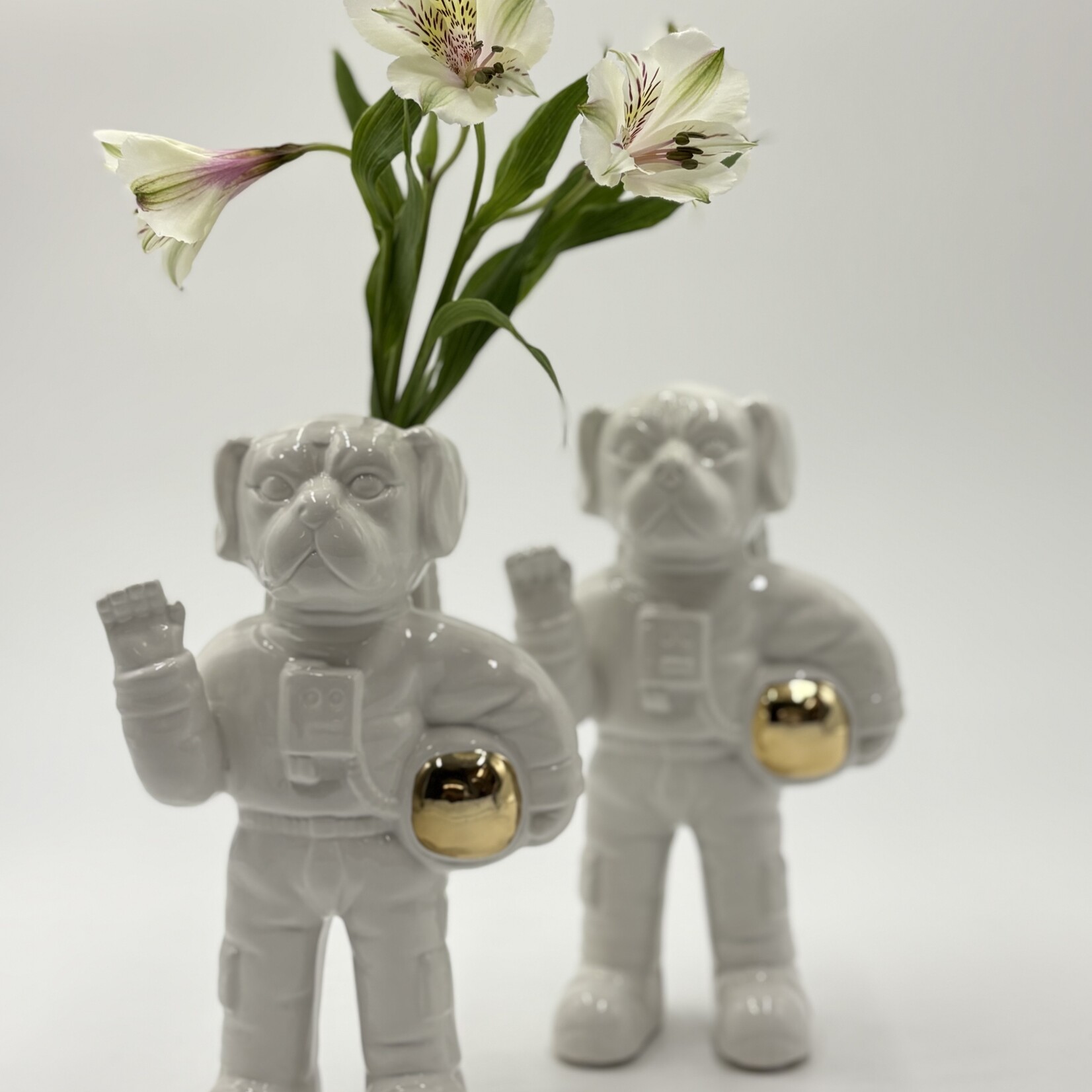 CHIVE Laika Astronaut Dog Vase