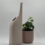 Arrosoir en céramique Duenas rose pâle