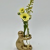 Chive - Vase Sloth doré pour bouture