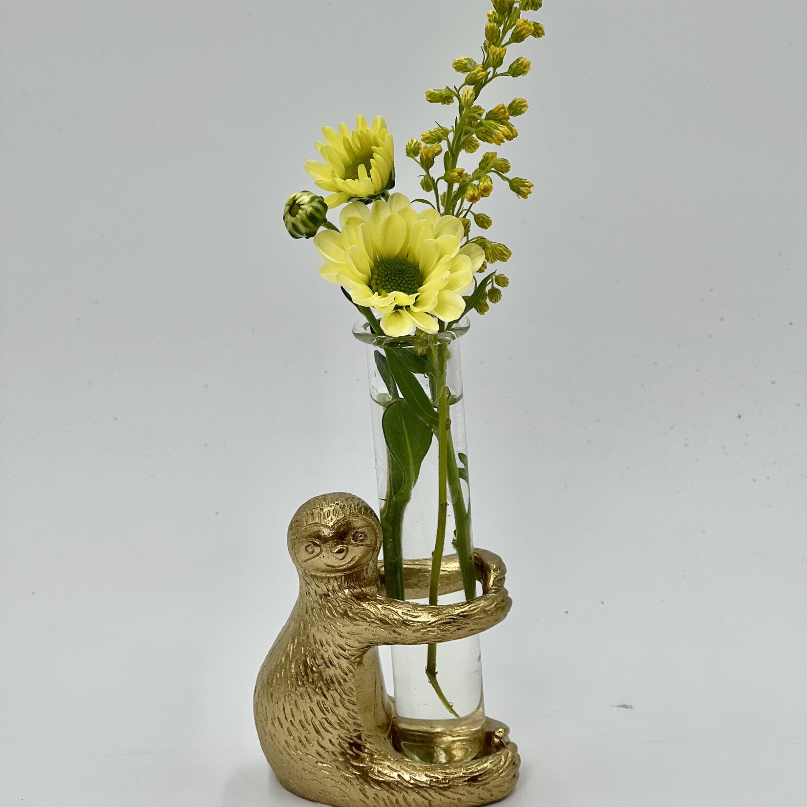 Chive - Vase Sloth doré pour bouture
