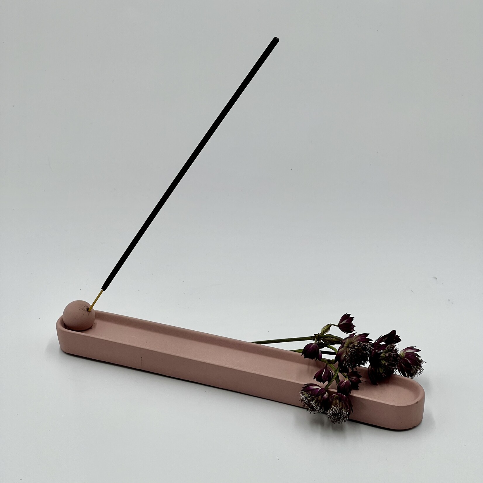 Zen-it Handmade Concrete Ball Incense Holder