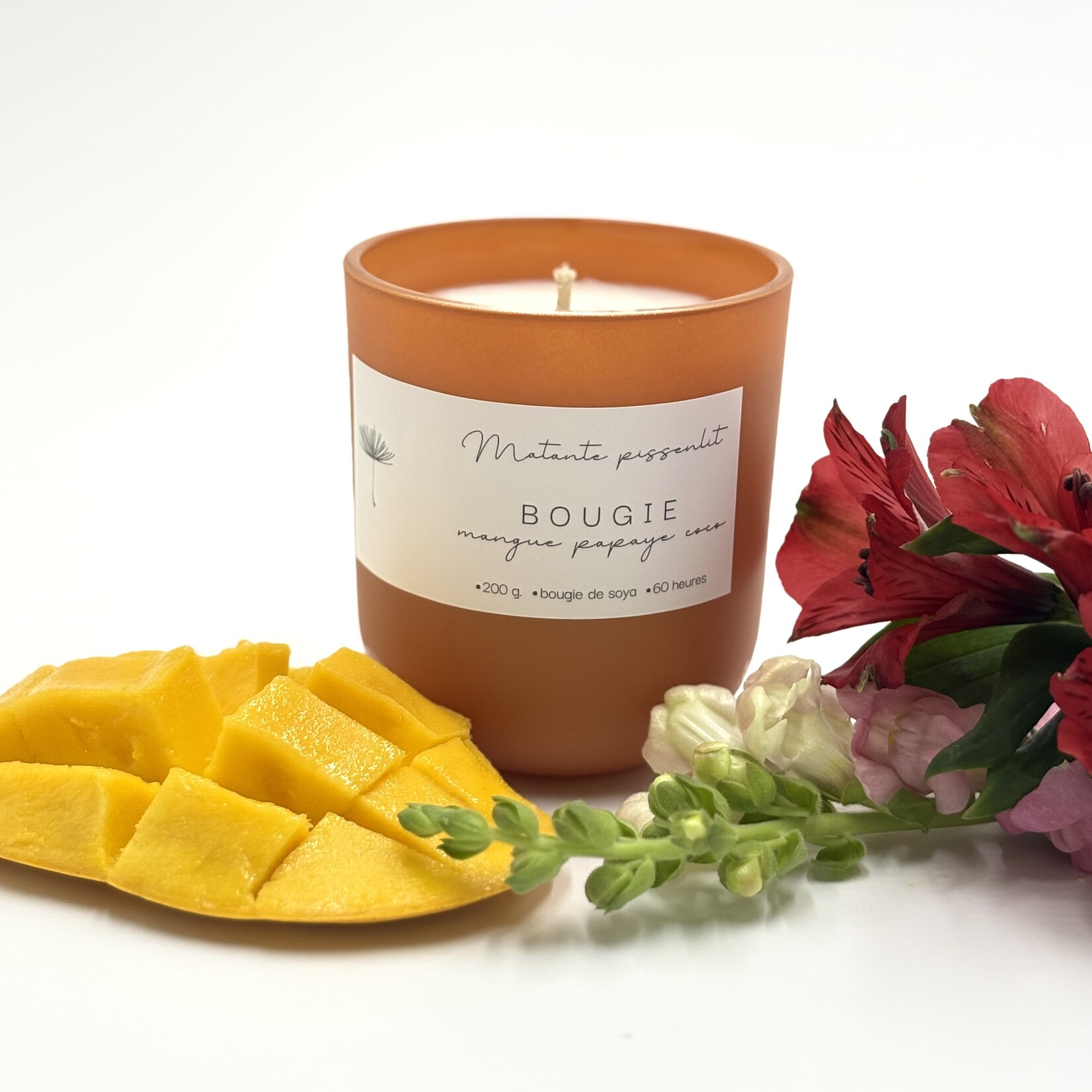 Bougie parfumée Matante Pissenlit 275 g – Fabriquée au Québec