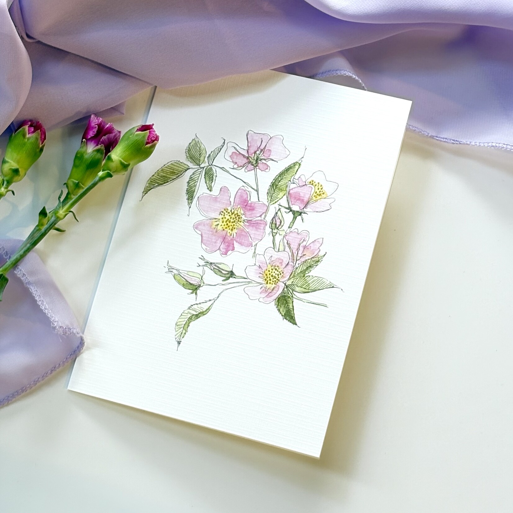 Carte Églantine - Stéphanie Renière
