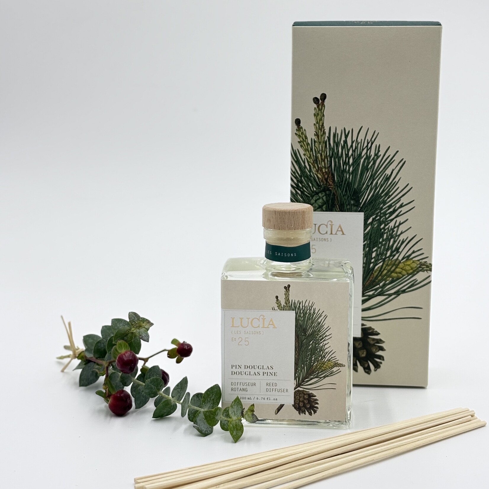 Lucia - Les saisons - Pin douglas - Diffuseur rotang 200ml