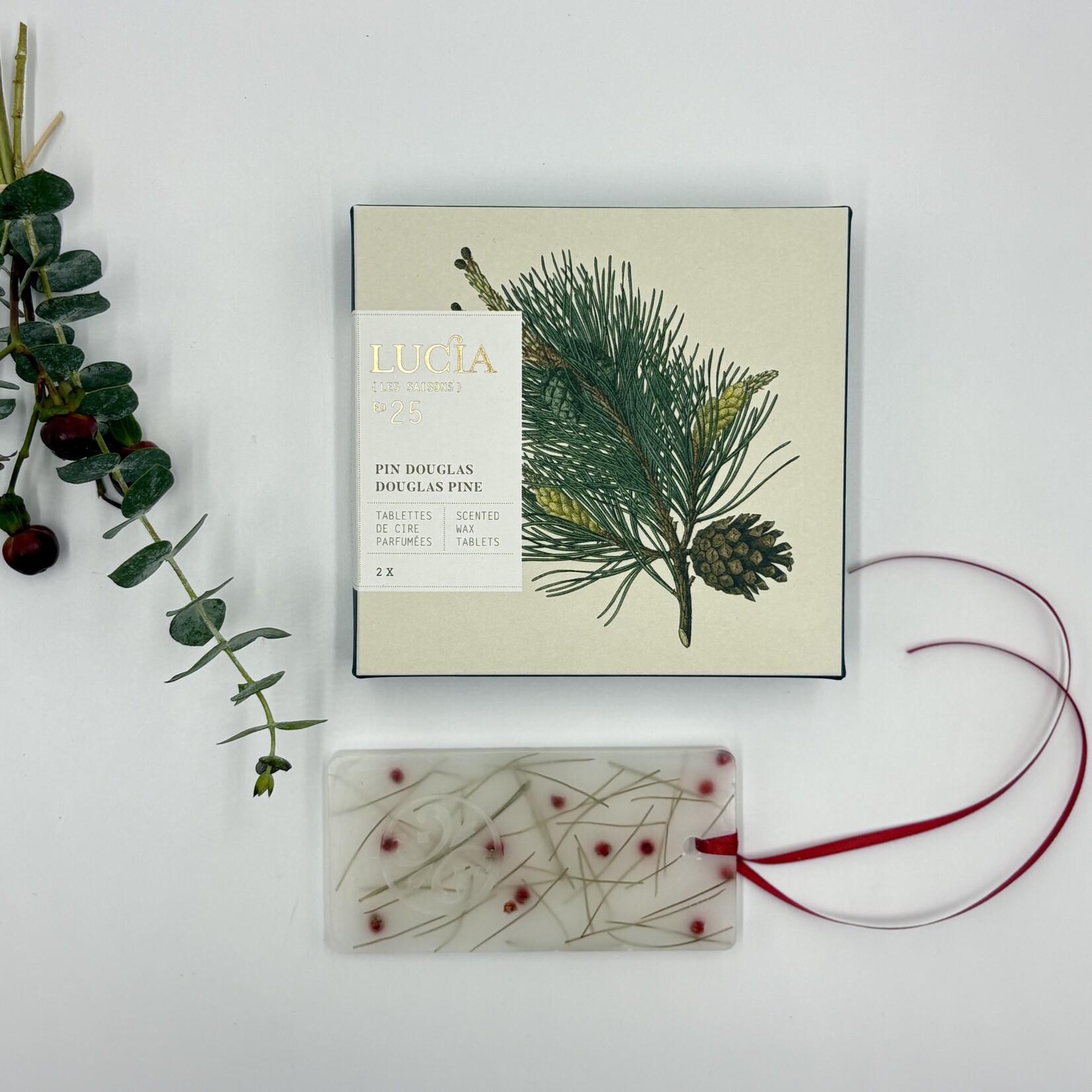 Lucia - Les saisons - Pin douglas - Tablettes de cire parfumées