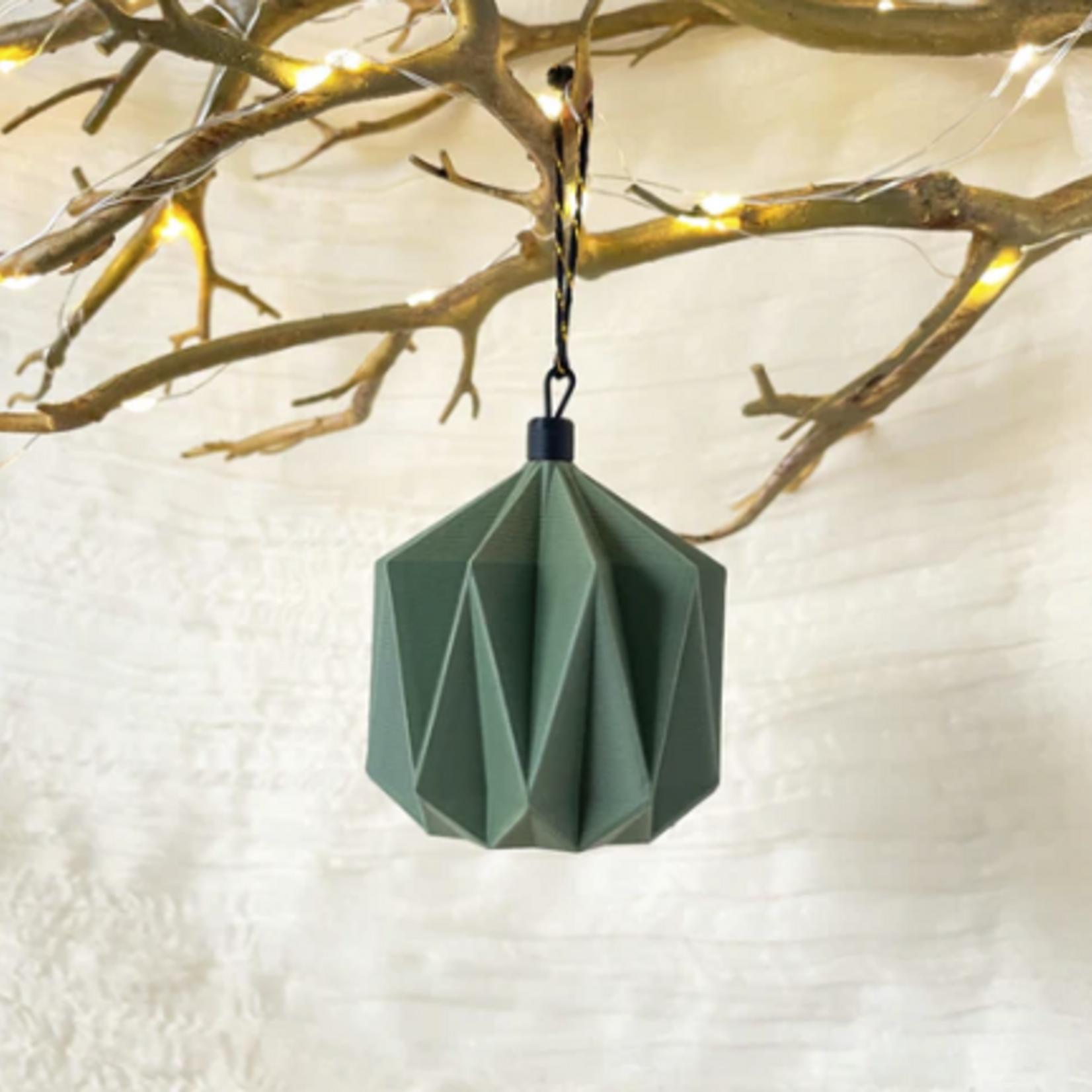 Ornement Origami - couronne