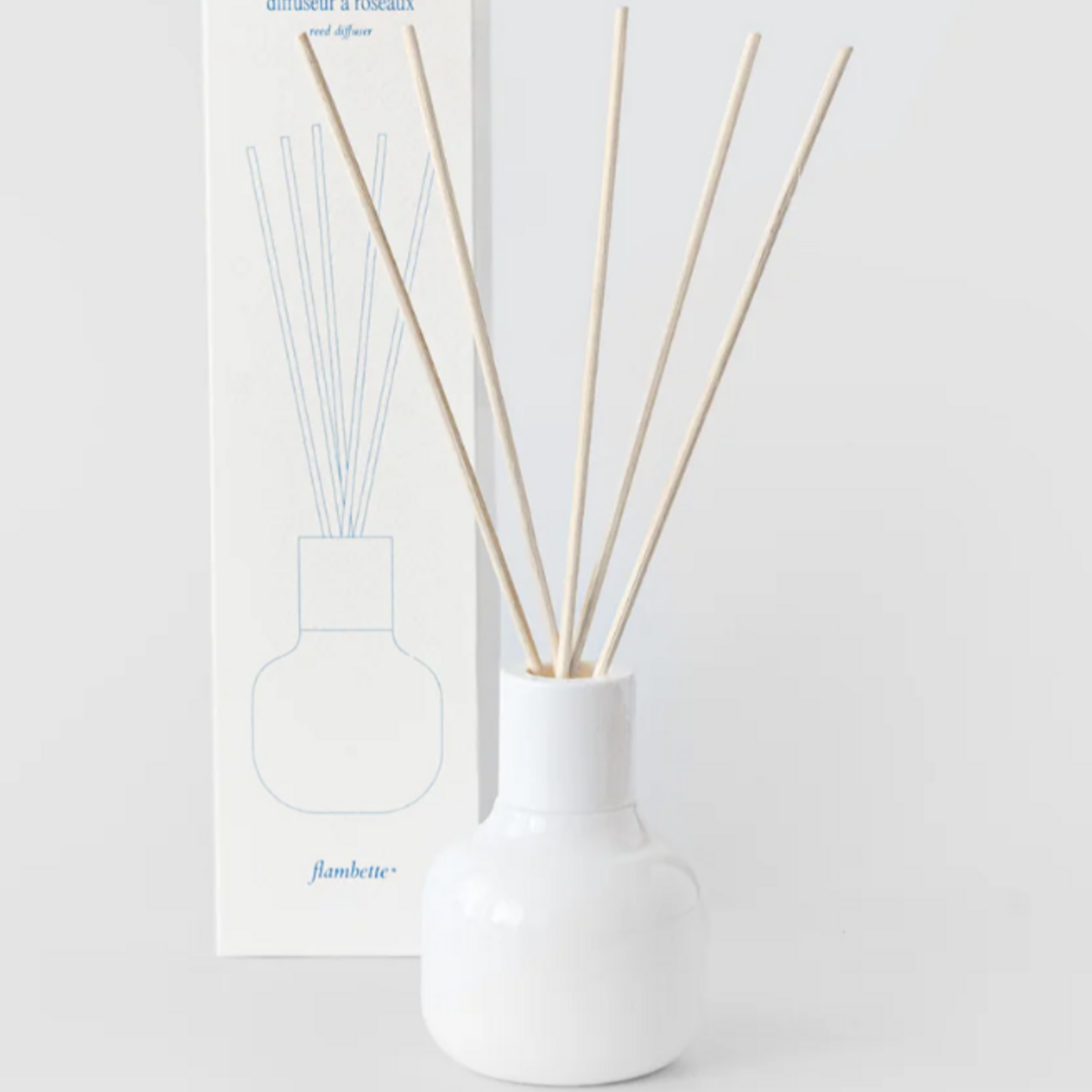 Diffuseur à roseaux parfumé Flambette – 4 oz et 8 oz