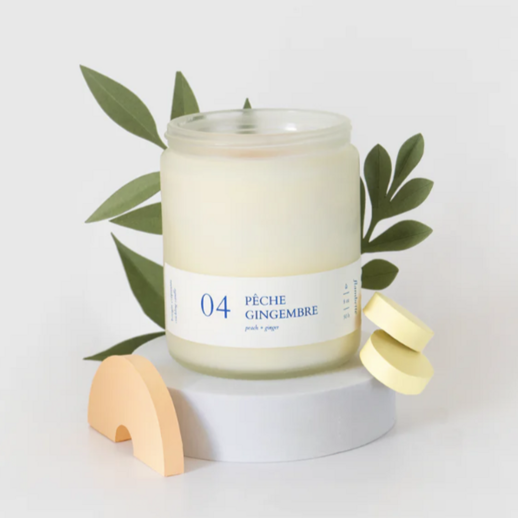 Bougie crépitante Flambette en cire de soya – 4 oz et 8 oz