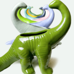 CHIVE Cache-Pot Dinosaure