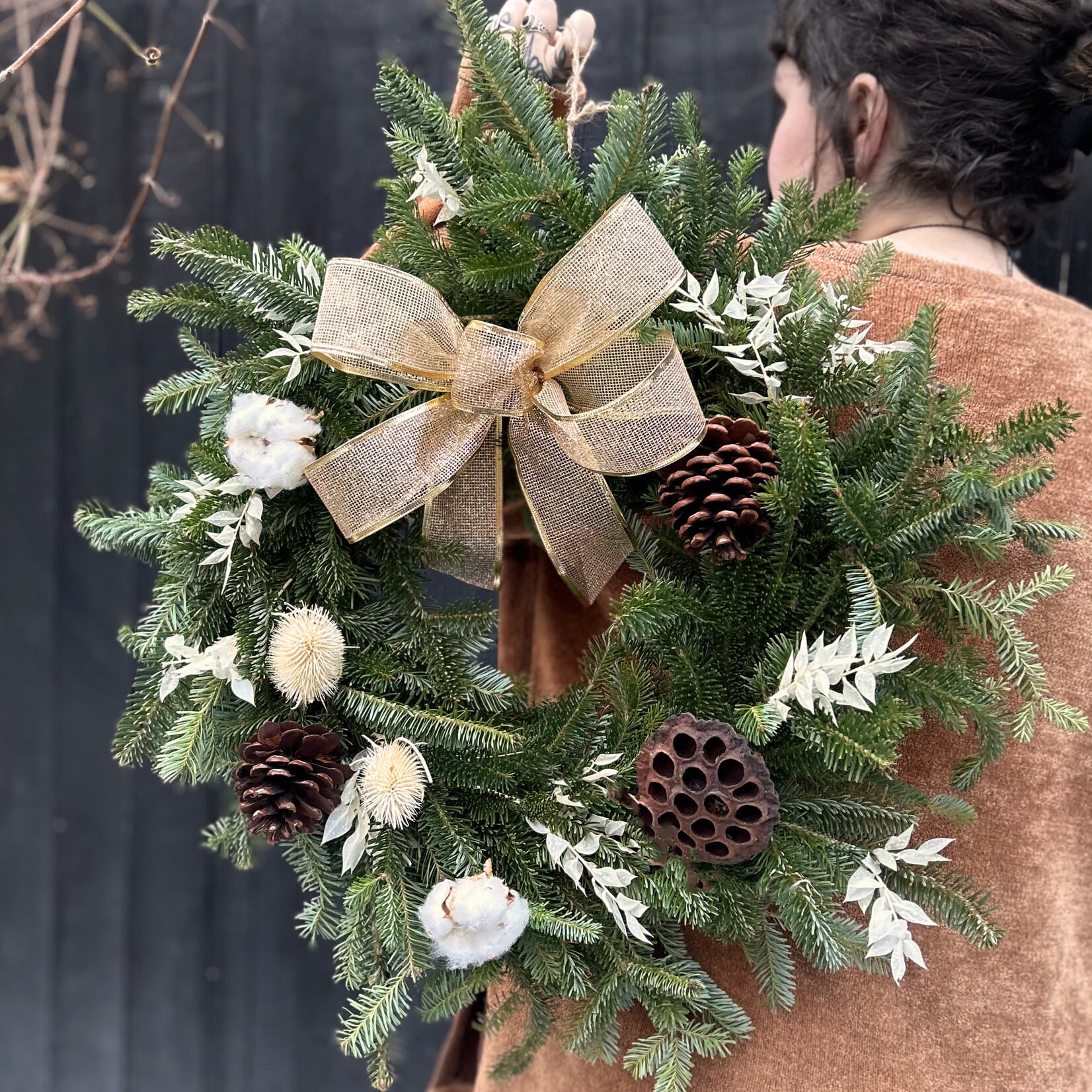 Atelier de couronne des Fêtes