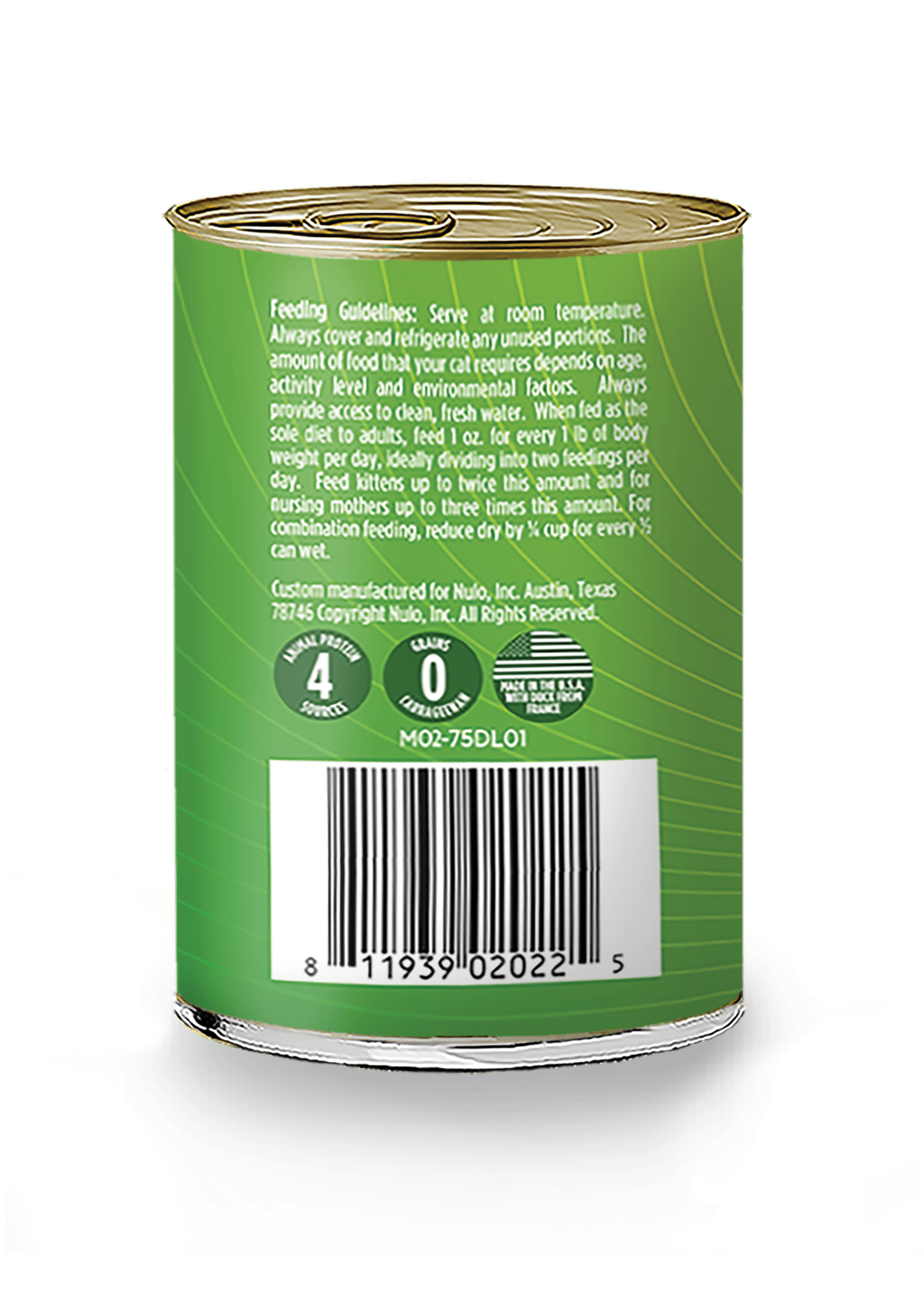 Nulo Nulo FreeStyle Grain Free Cat Food  Duck & Tuna, 12.5oz Can