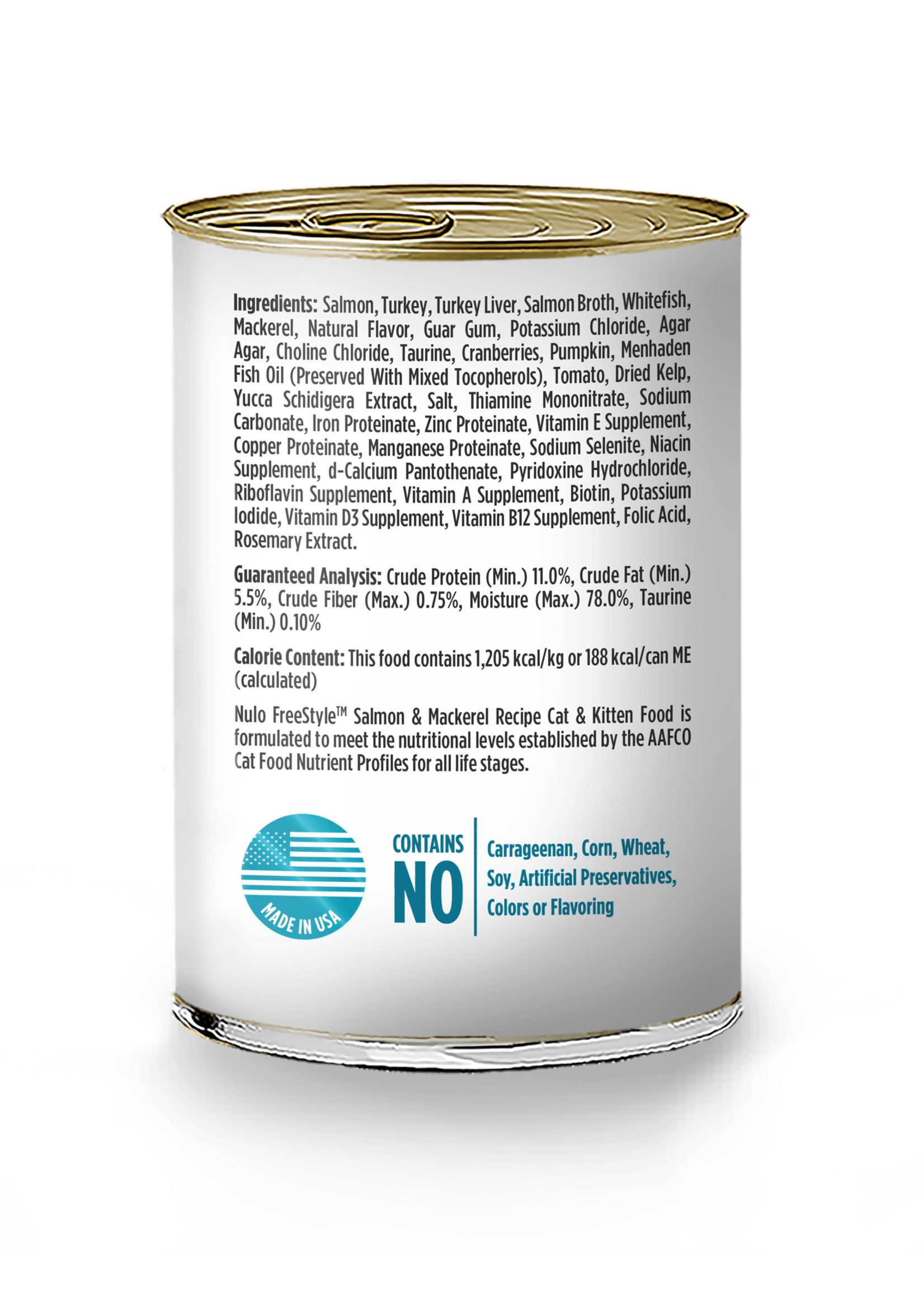 Nulo Nulo FreeStyle Grain Free Cat Food Salmon & Mackerel, 12.5oz Can