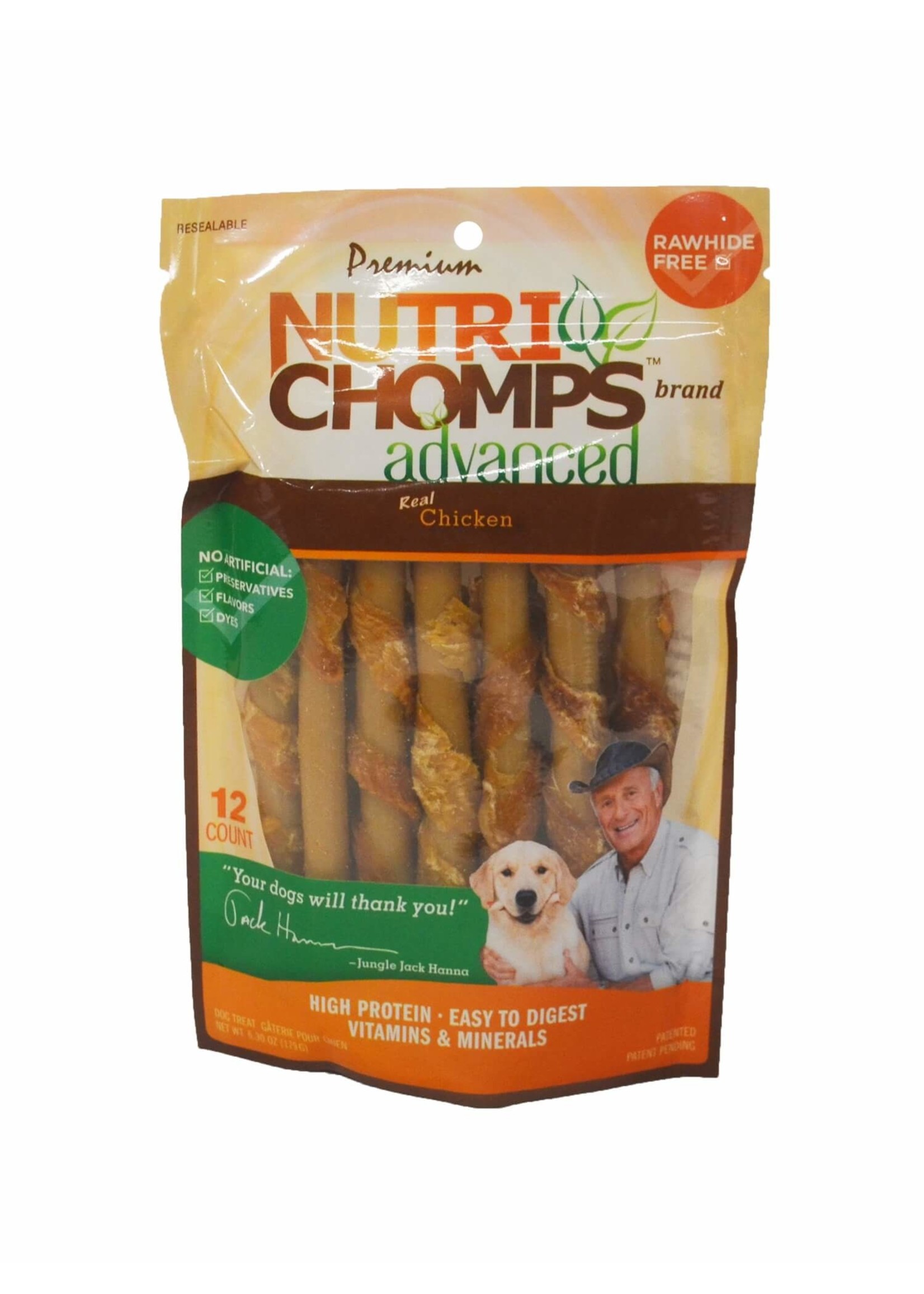 Nutri Chomps Nutri Chomps Advanced Mini Twists with Real Chicken