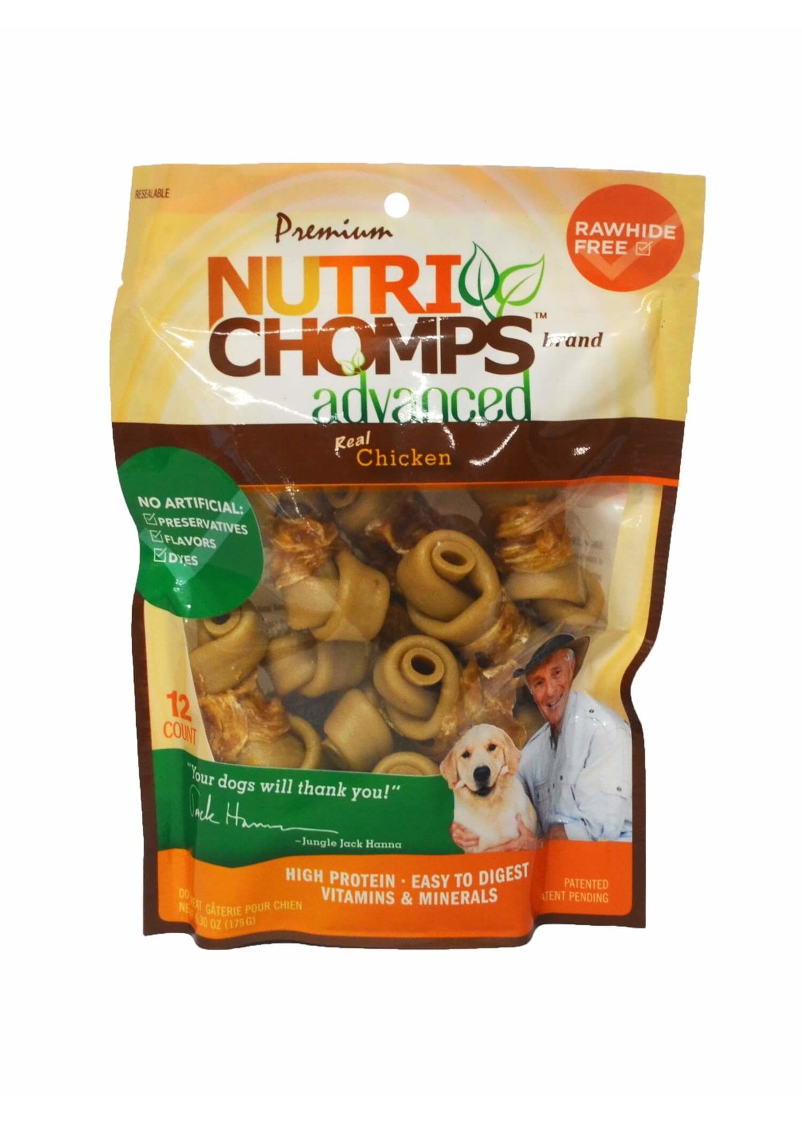 Nutri Chomps Nutri Chomps Advanced Mini Knots with Real Chicken