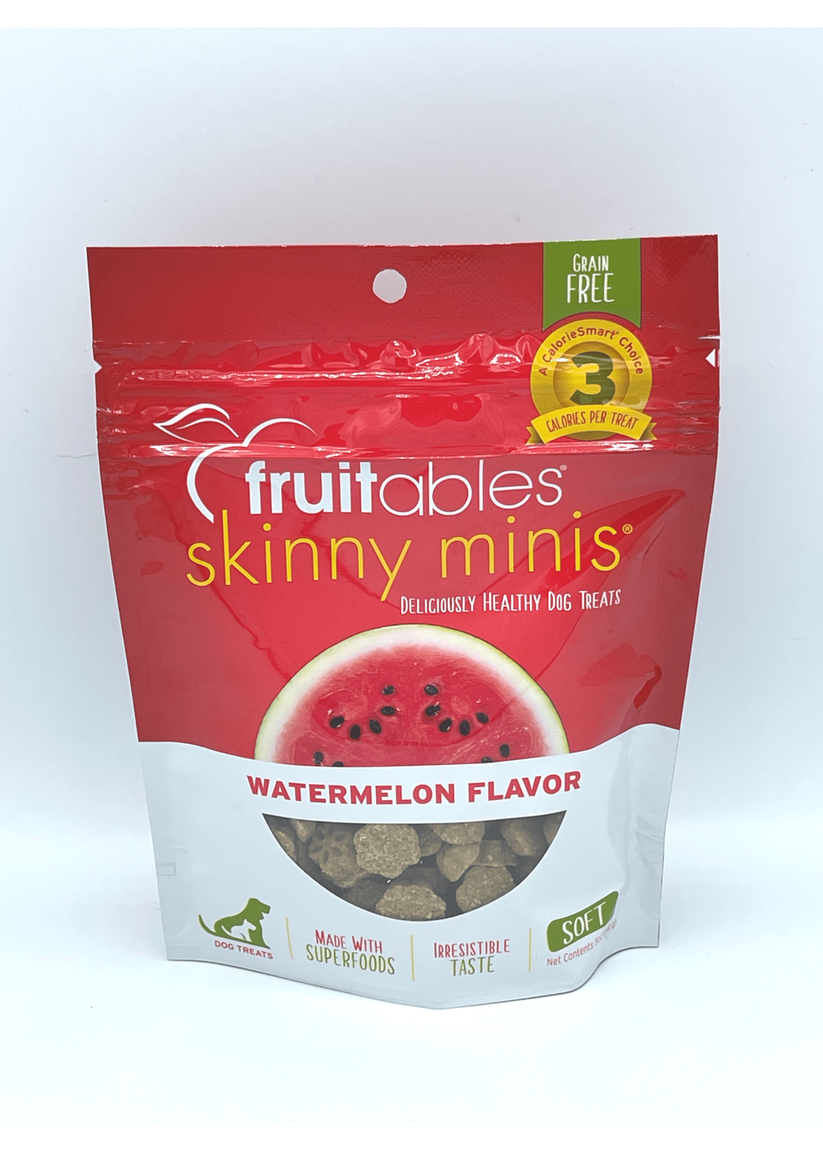 Fruitables Fruitables Skinny Minis Watermelon Flavor  Soft Dog Treat