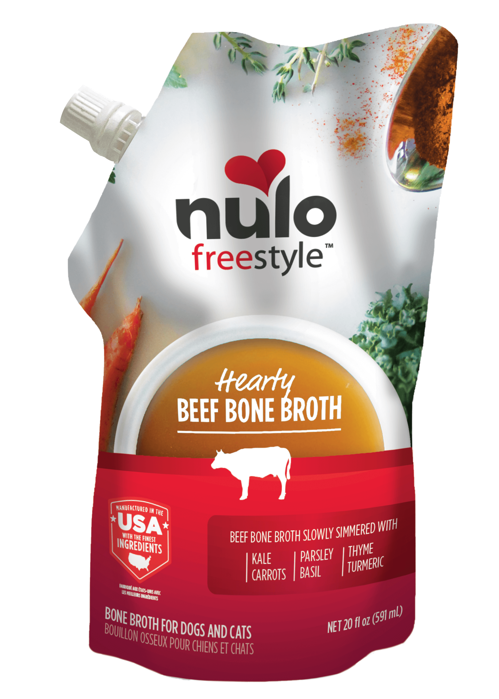 Nulo Nulo Freestyle Beef Bone Broth, 20oz