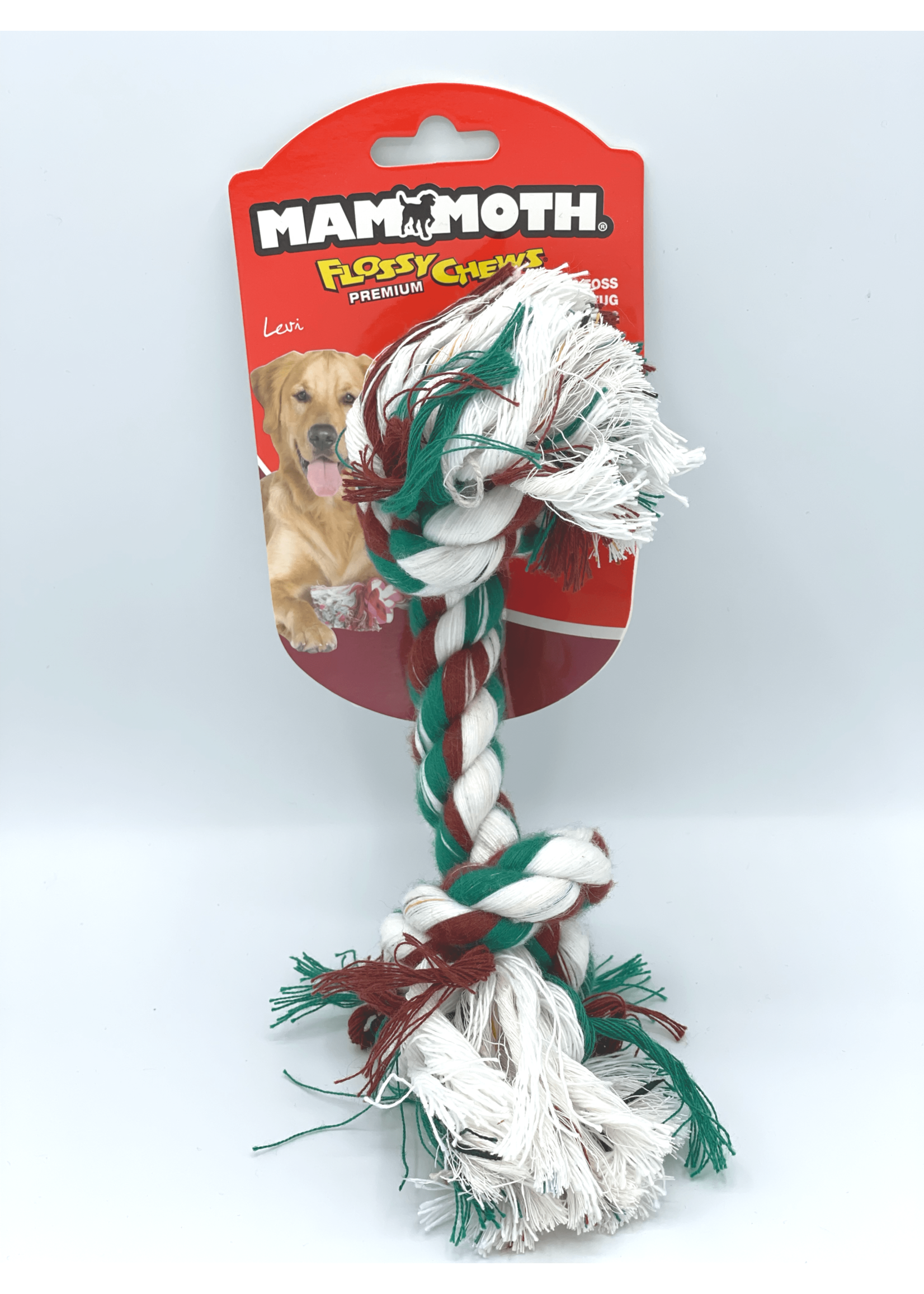 Mammoth Mammoth Flossy Chews 2 Knot Rope Toy