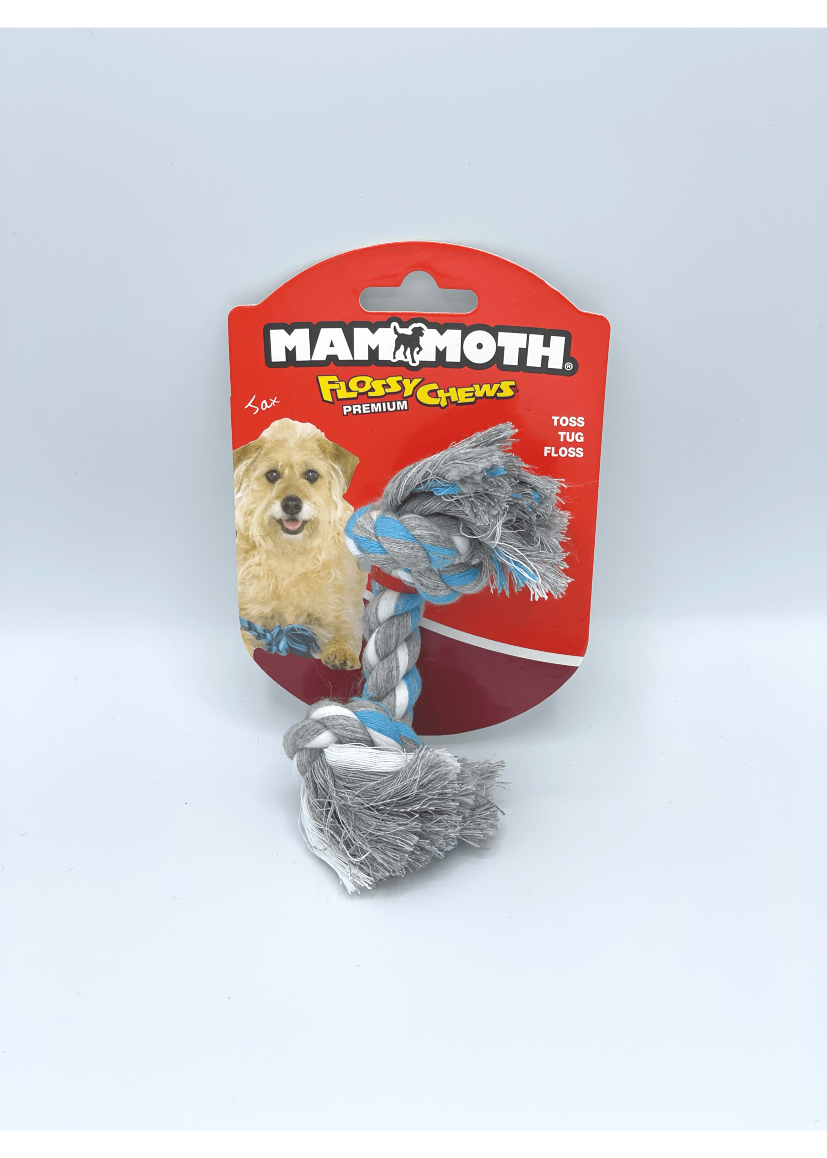 Mammoth Mammoth Flossy Chews 2 Knot Rope Toy