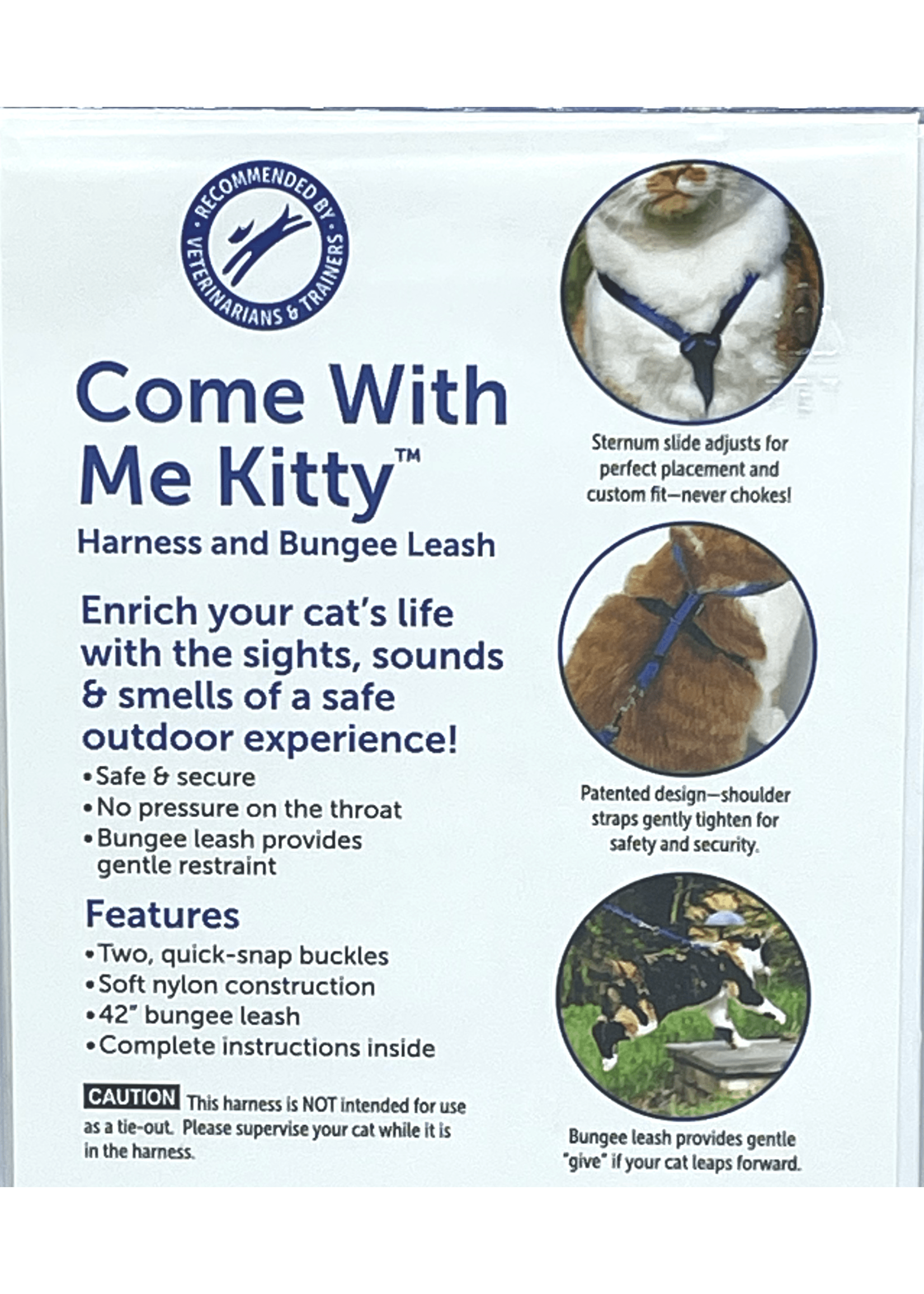 Come With Me Kitty Cat Harness & Bungee Leash