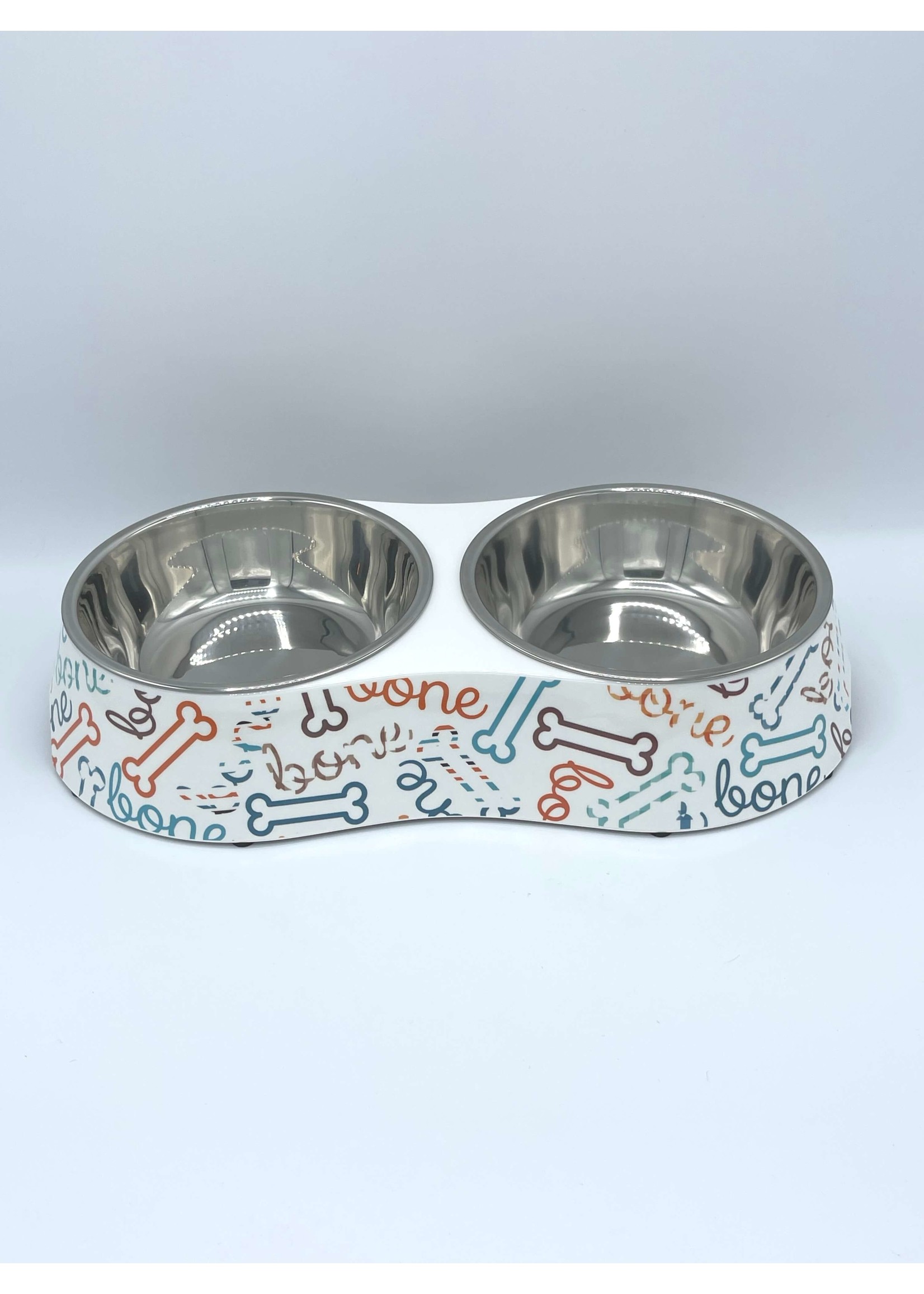 Stainless Steel 2 Bowl Designer Set