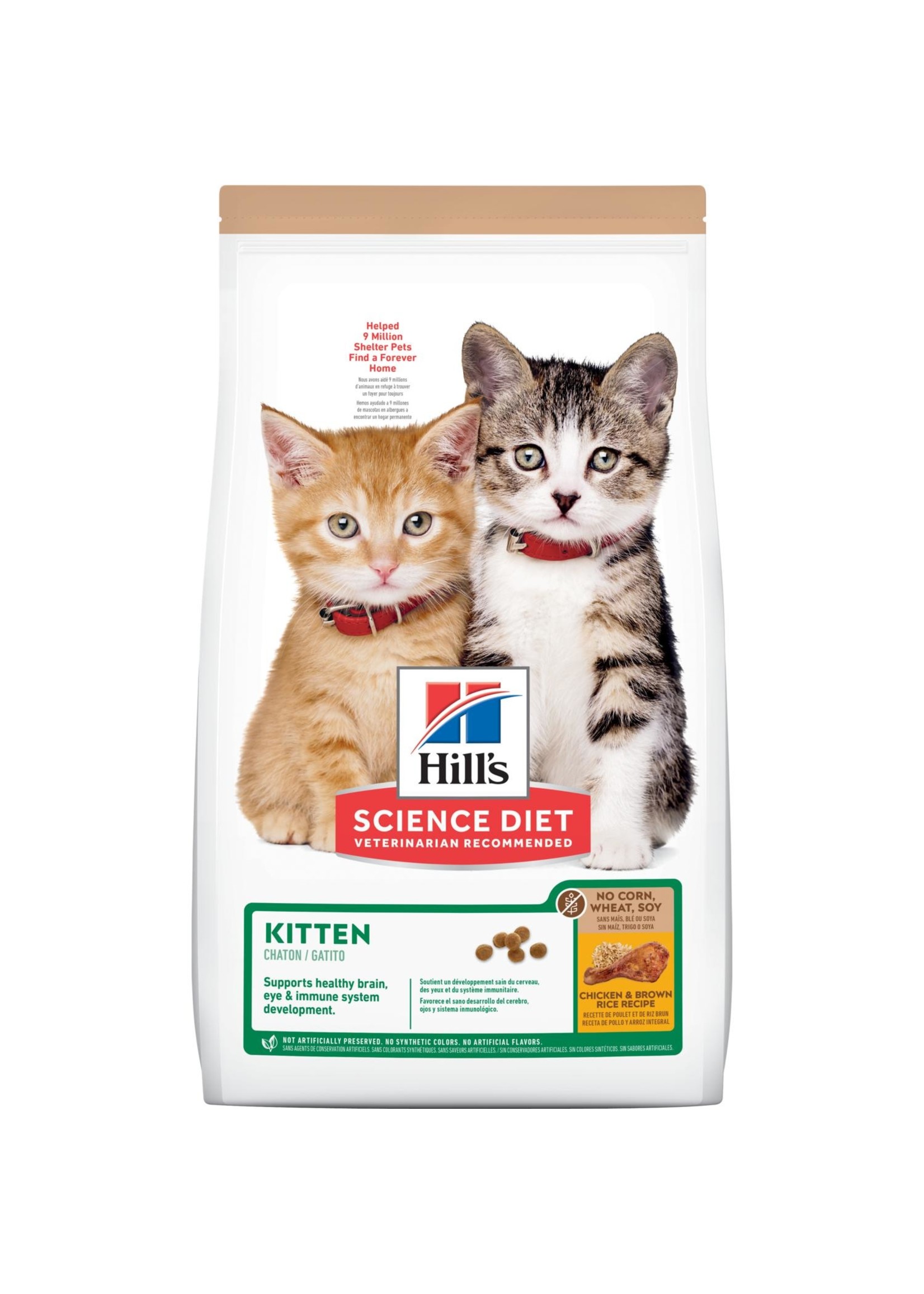 Hill's Science Diet Hill's Science Diet Kitten, No Corn, Wheat, or Soy Cat Food, 6lb Bag