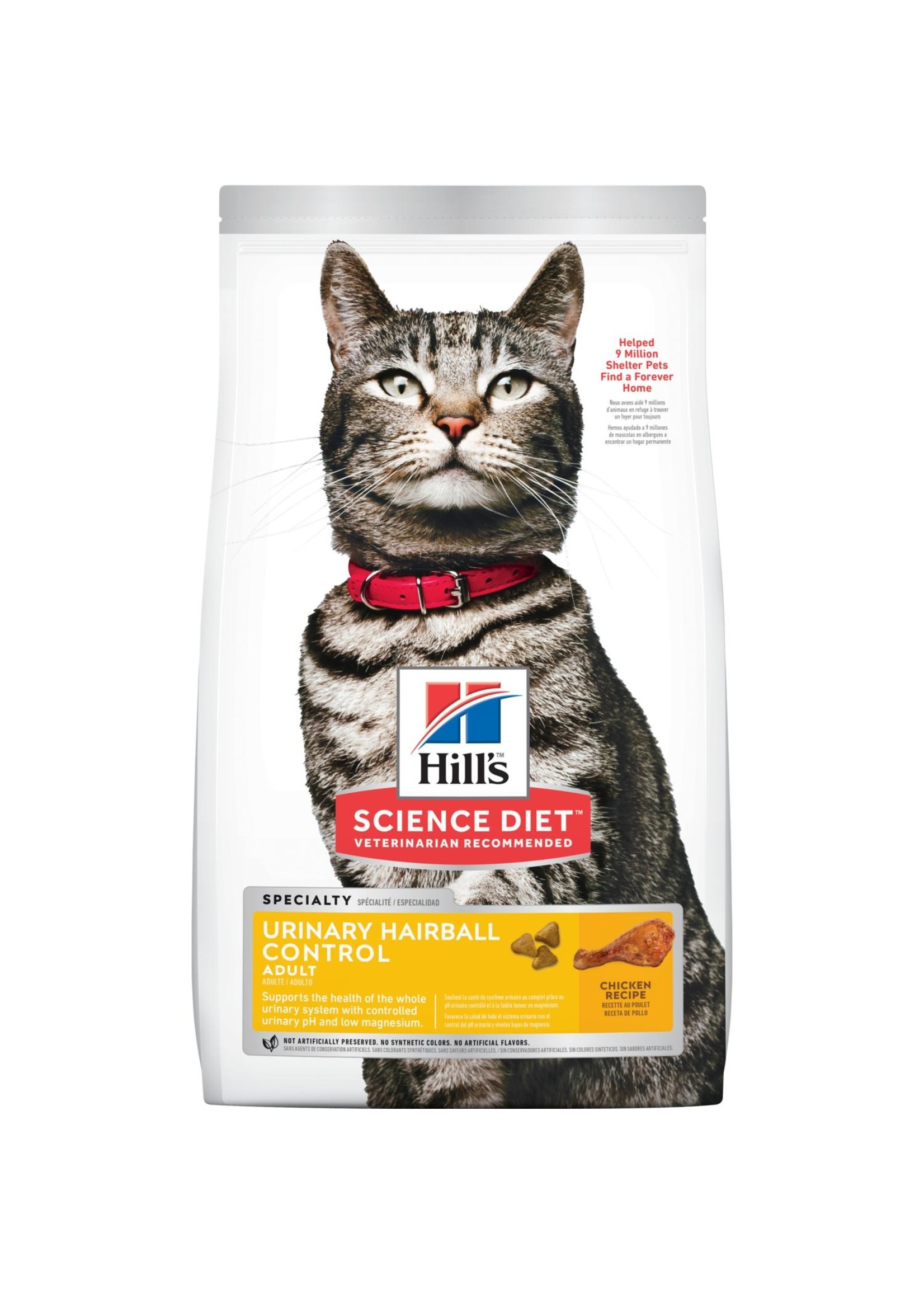 Hill's Science Diet Hill's Science Diet Adult Urinary & Hairball Control Cat Food, 7lb Bag