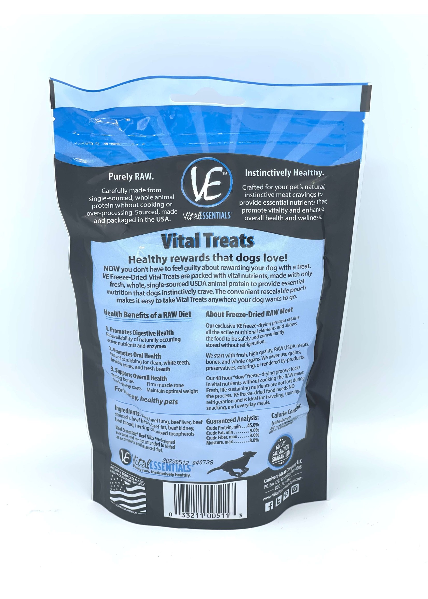 vital essentials beef nibs