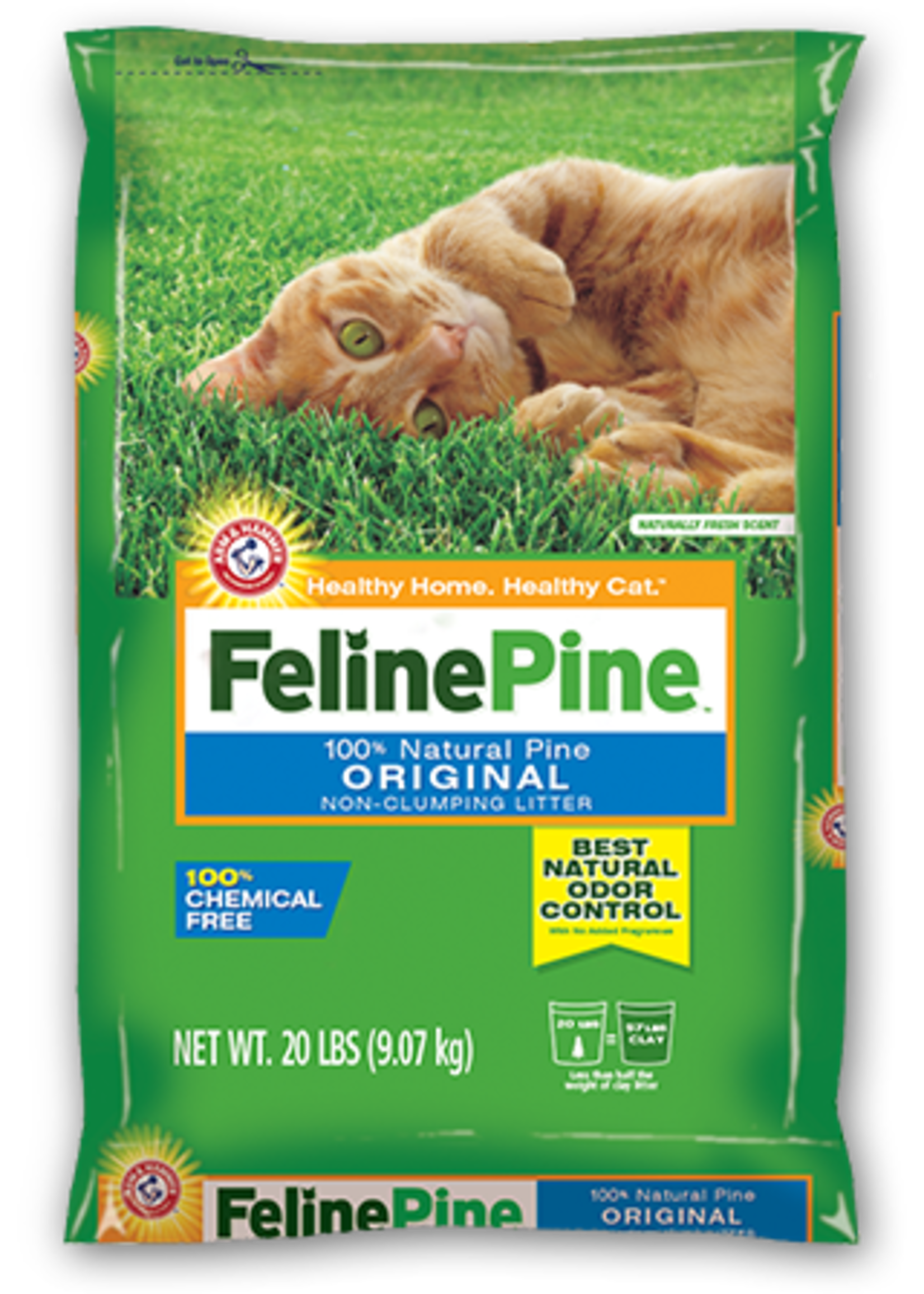 Feline Pine Feline Pine Original Non Clumping Litter 20 lb