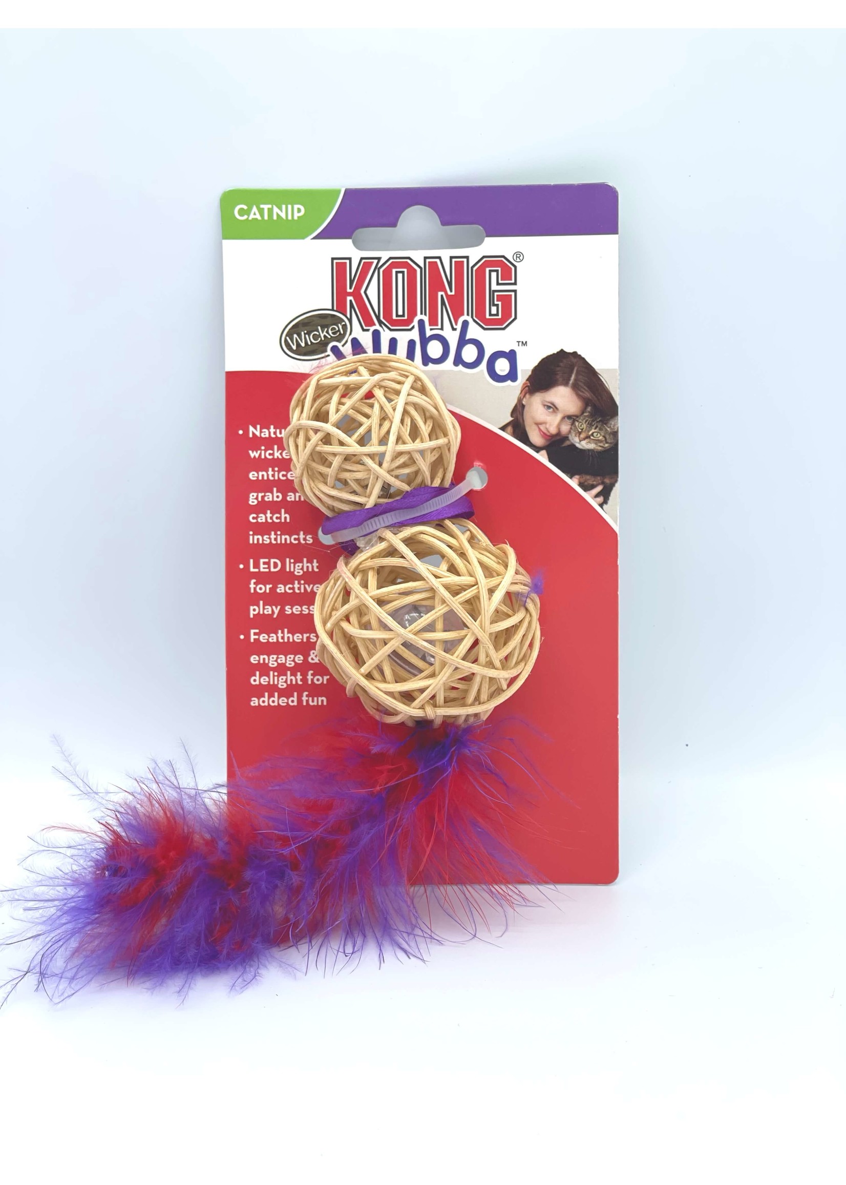 Kong Kong Wubba Wicker Cat Toy