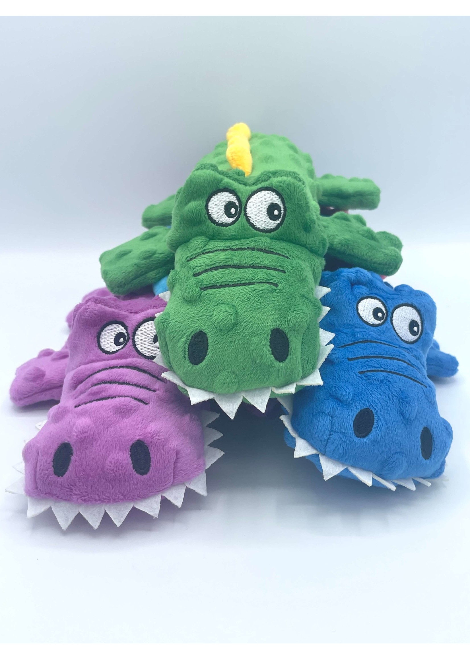 Alligator Plush Dog Toy