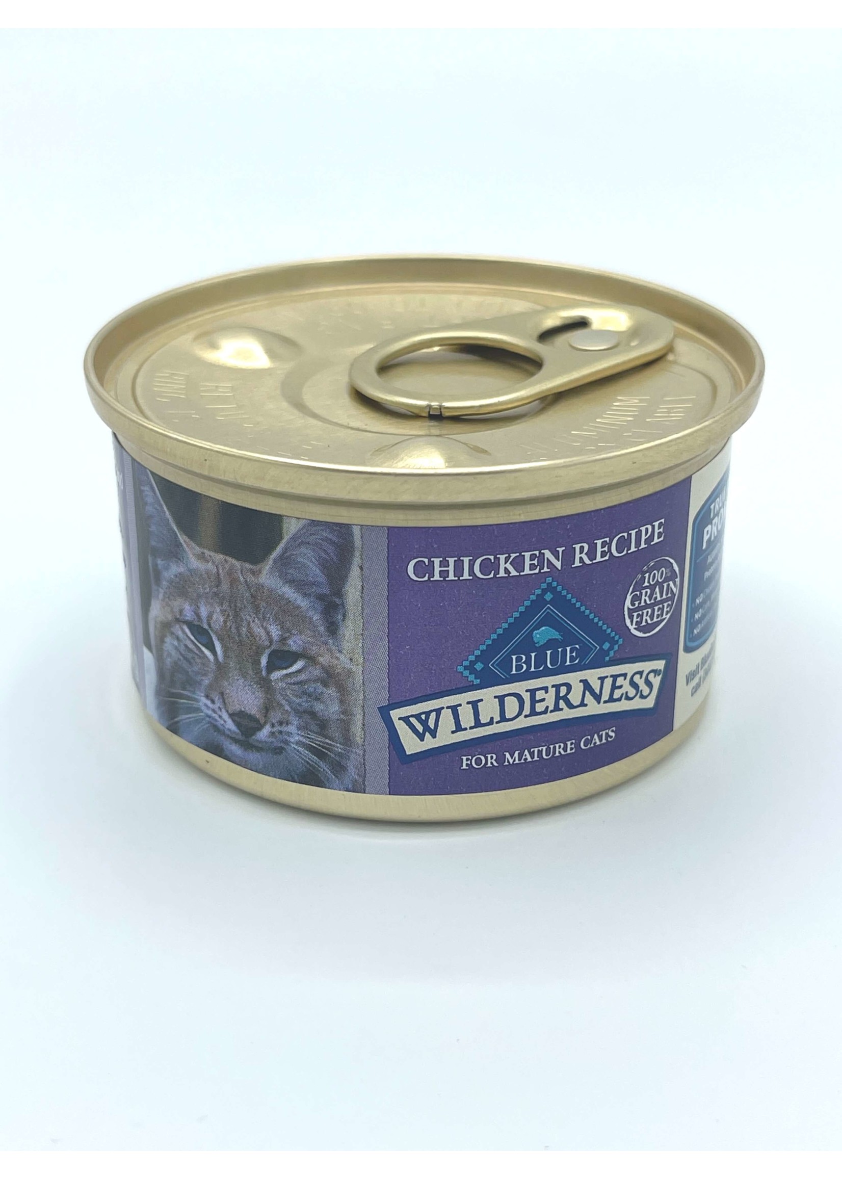 Blue Buffalo Blue Wilderness Mature Wet Cat Food Chicken