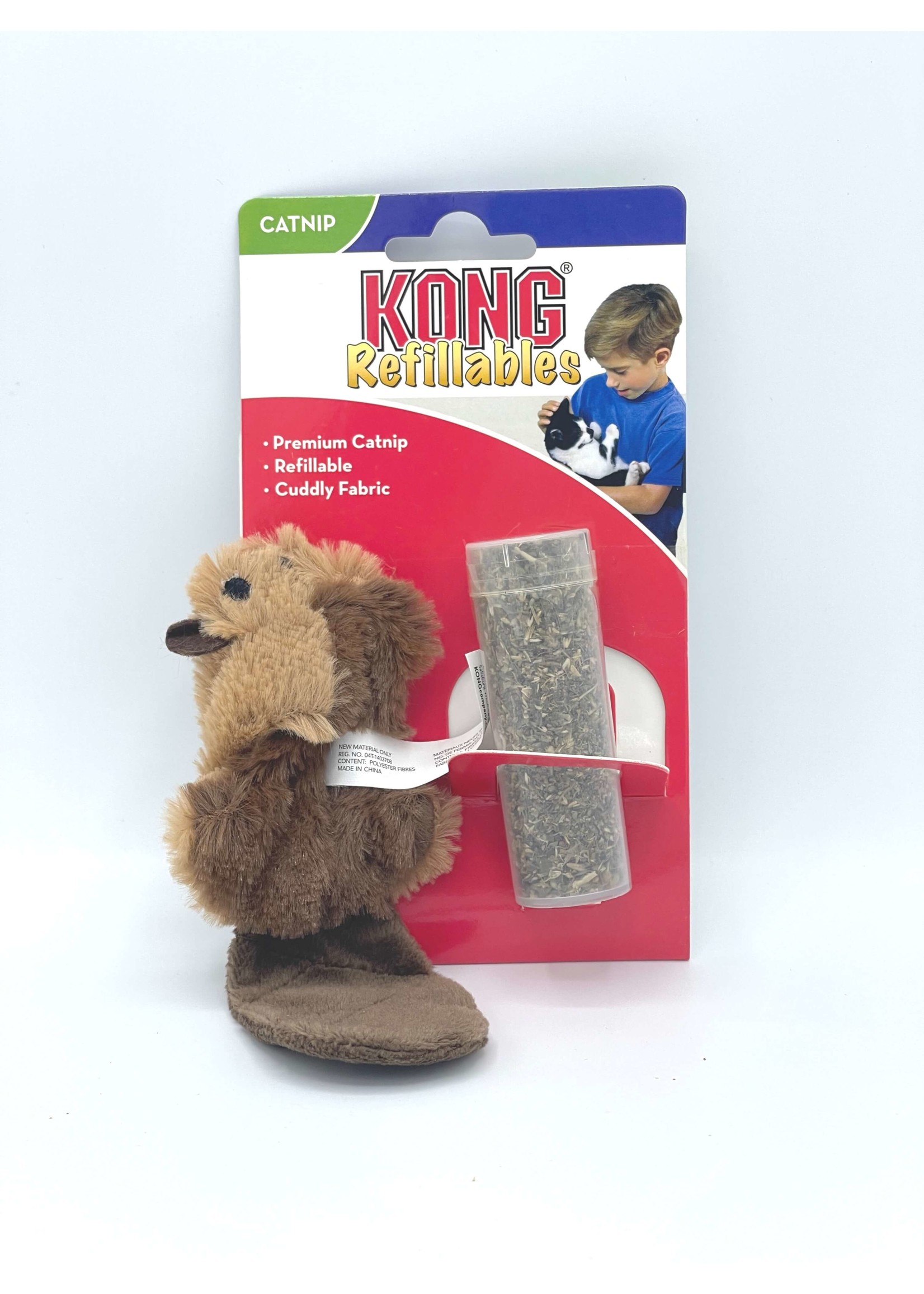 KONG Refillables Beaver Cat Toy