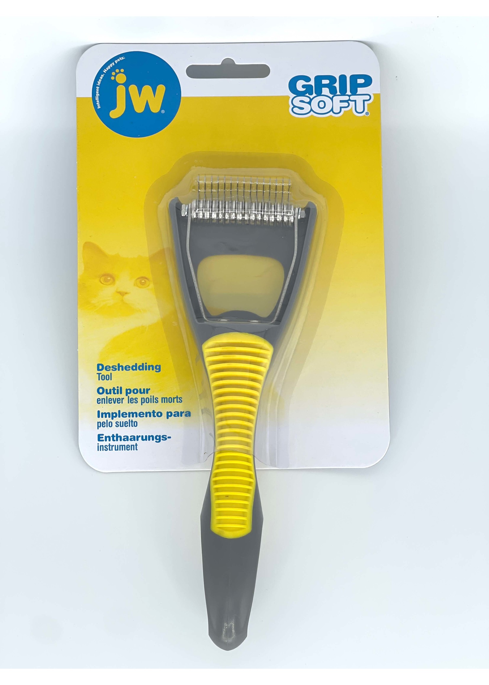 JW JW Gripsoft Cat Deshedding Tool