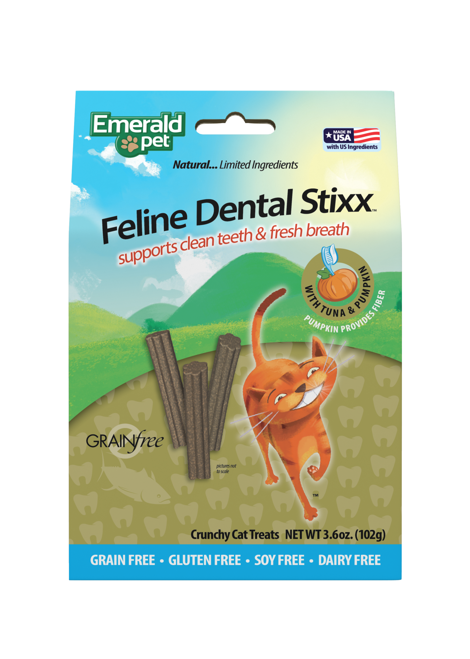 Emerald Pet Emerald Pet Feline Dental Stixx Tuna